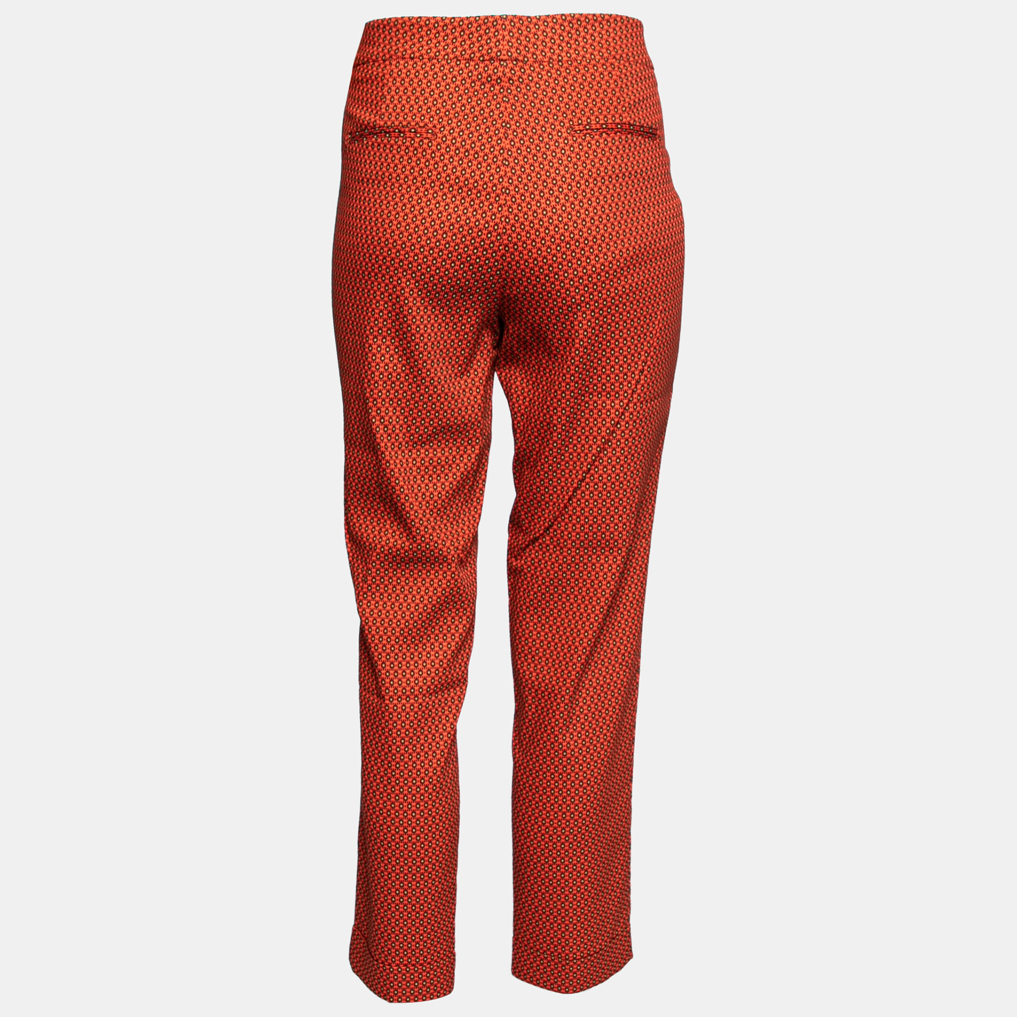 

Etro Red Textured Crepe Trouser