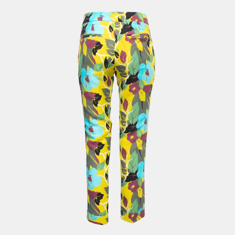 

Etro Multicolor Floral Printed Cotton Trousers