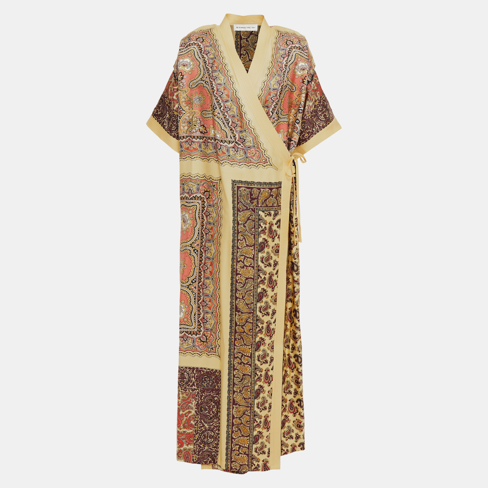 

Etro Multicolor Printed Silk Maxi Dress  (IT 42