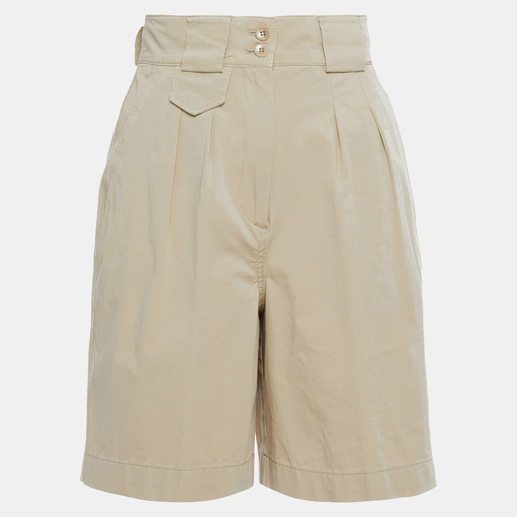 Pre-owned Etro Cotton Shorts 40 In Beige