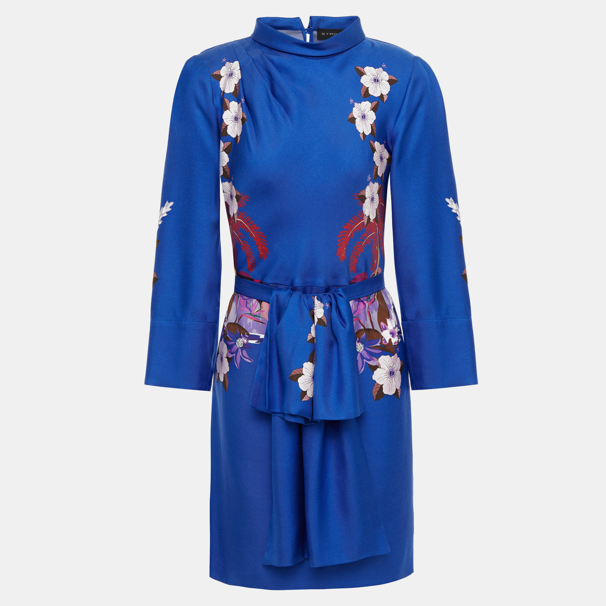 

Etro Silk Mini Dress 44, Blue