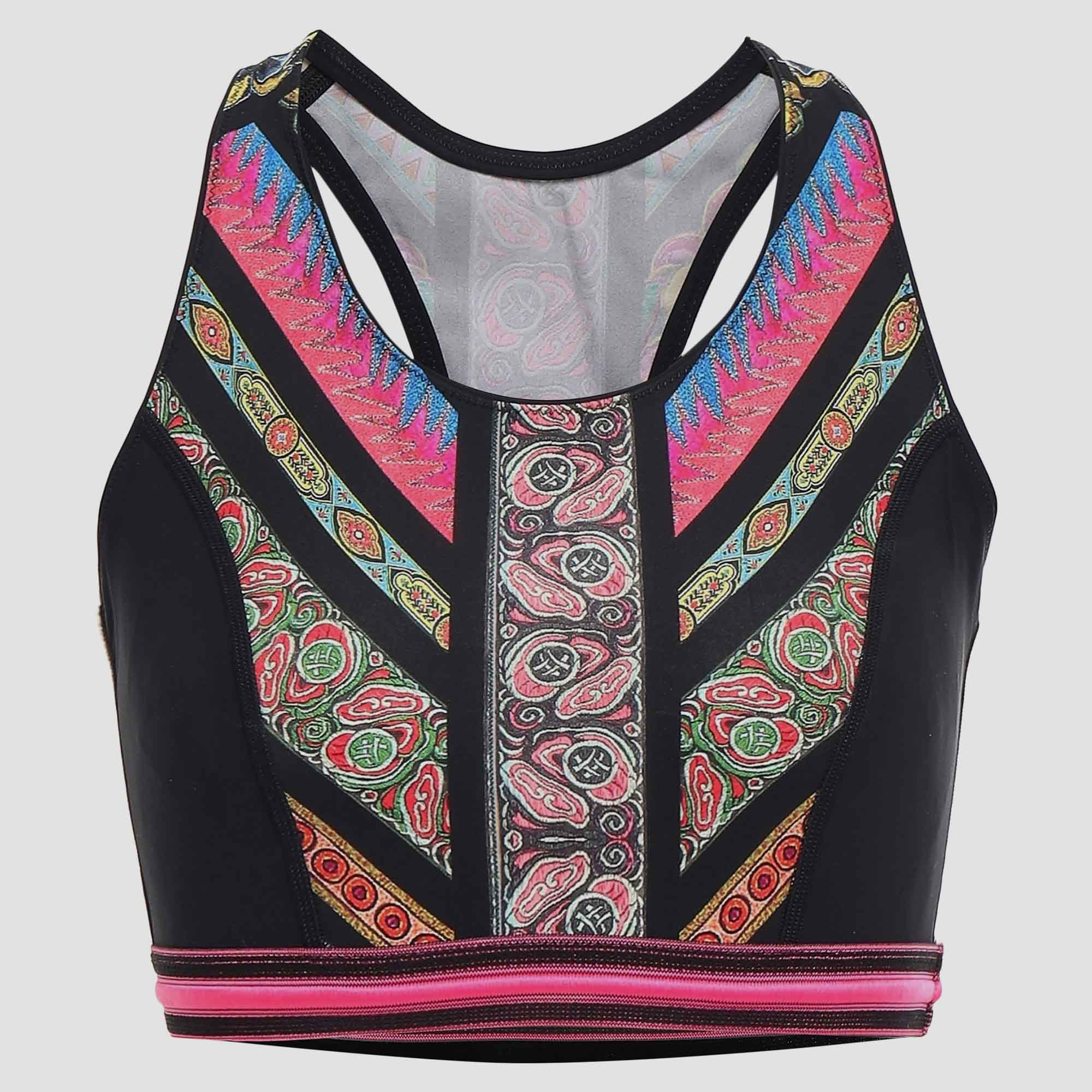 Pre-owned Etro Polyamid Sports Bra It 44 In Multicolor
