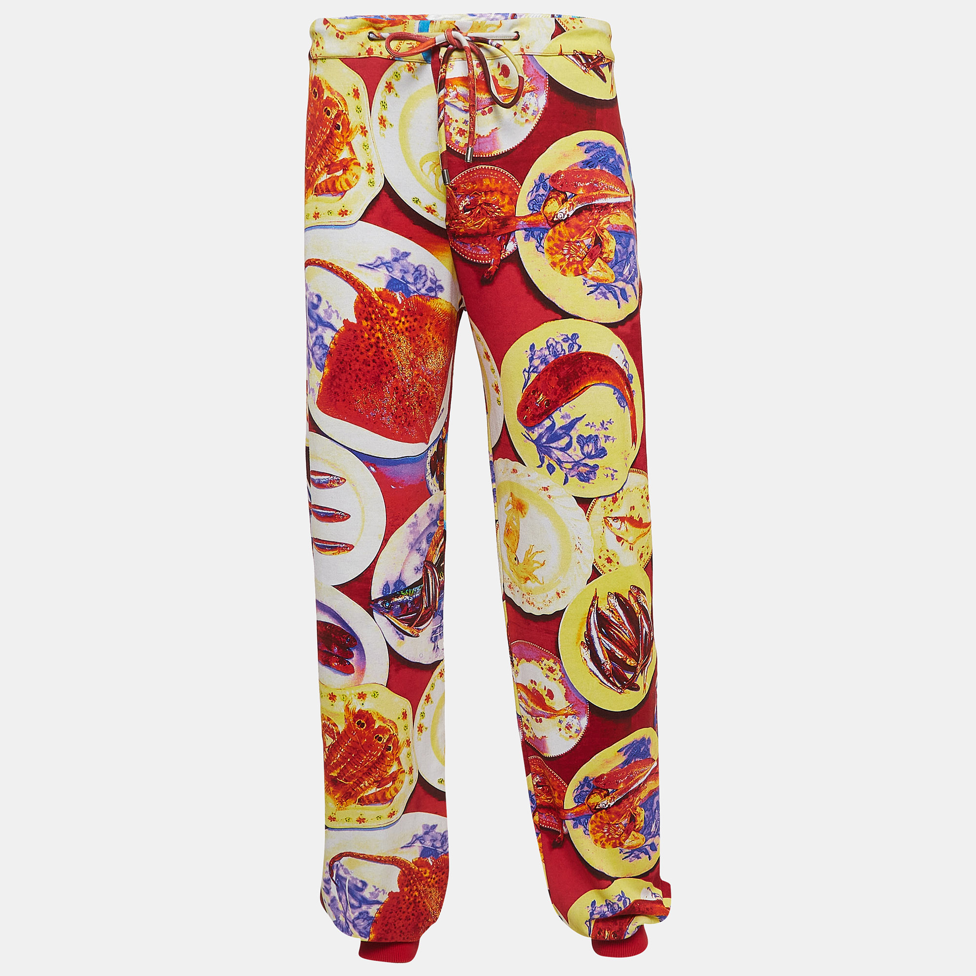 

Etro Multicolor Printed Knit Track Pants XXL