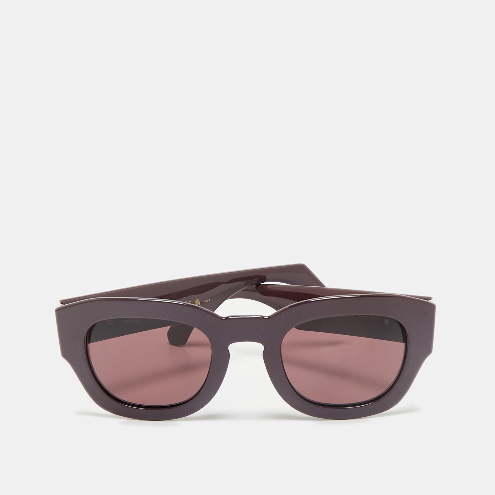 

Etro Burgundy/Black 0079/S LHF U1 Frame Square Sunglasses