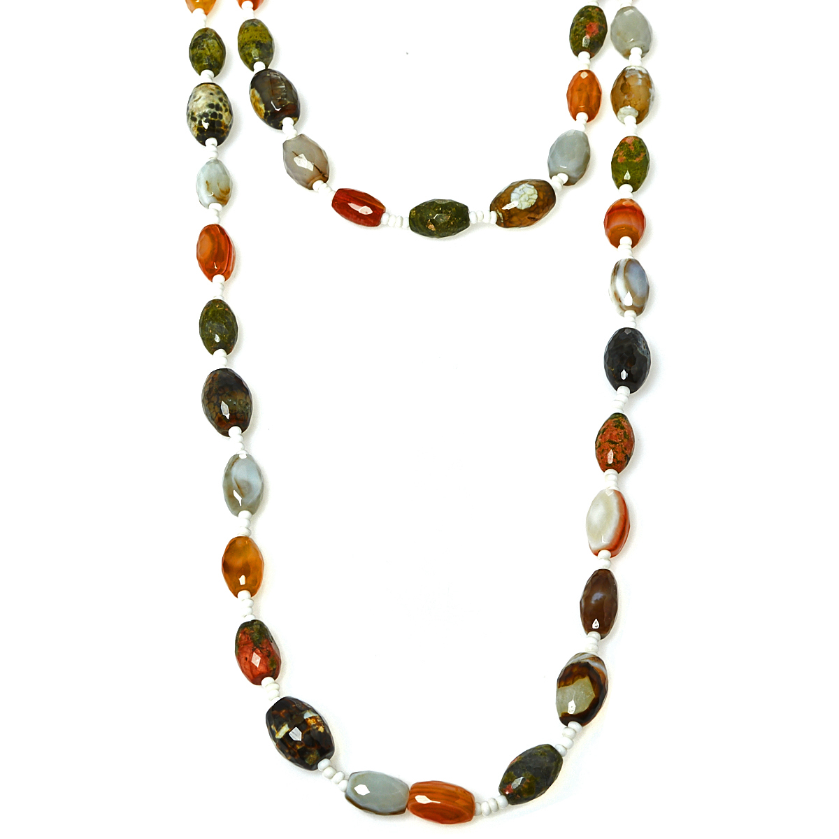 

Etro Multicolor Beaded Sautoir Infinity Necklace