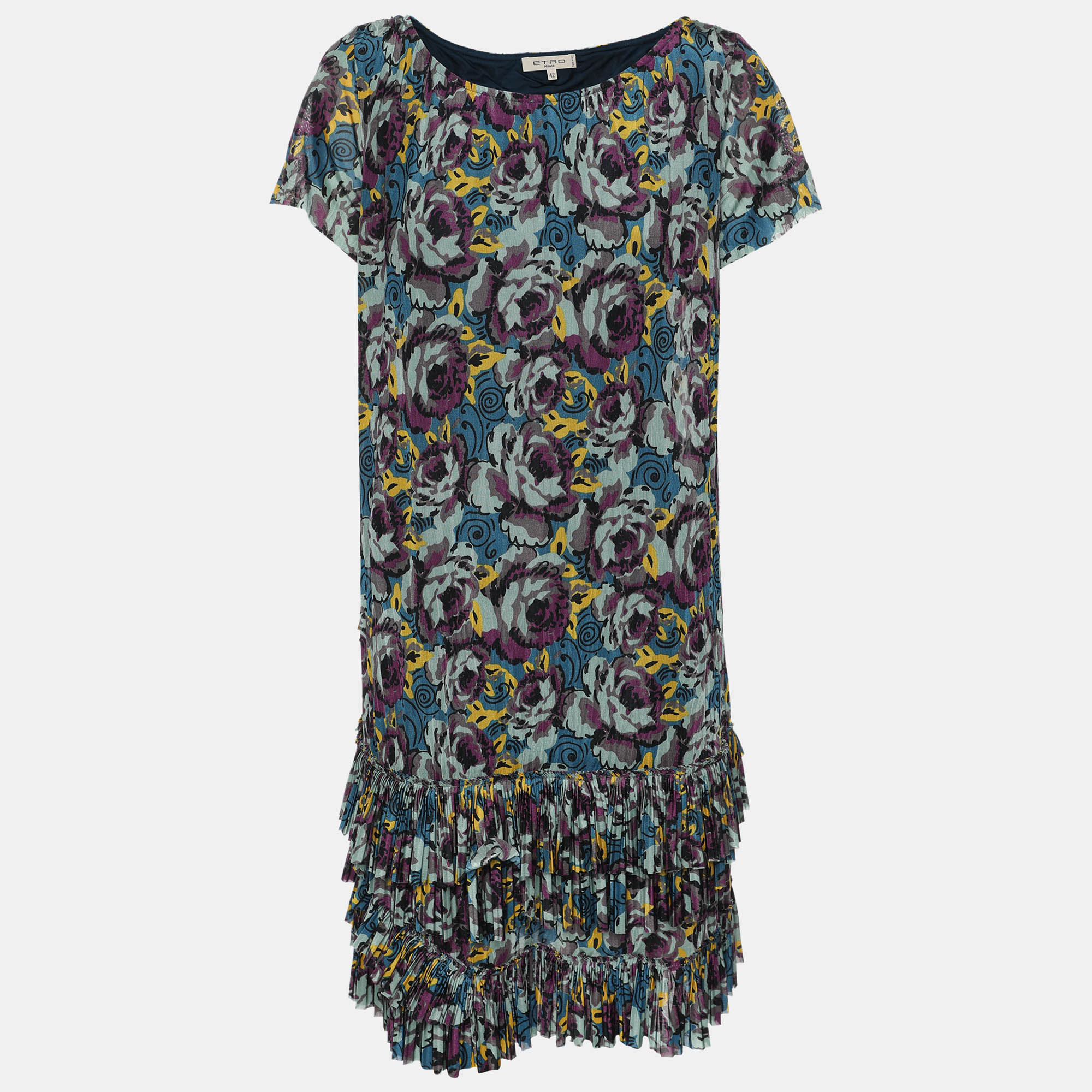 

Etro Multicolor Printed Jersey Mini Dress M