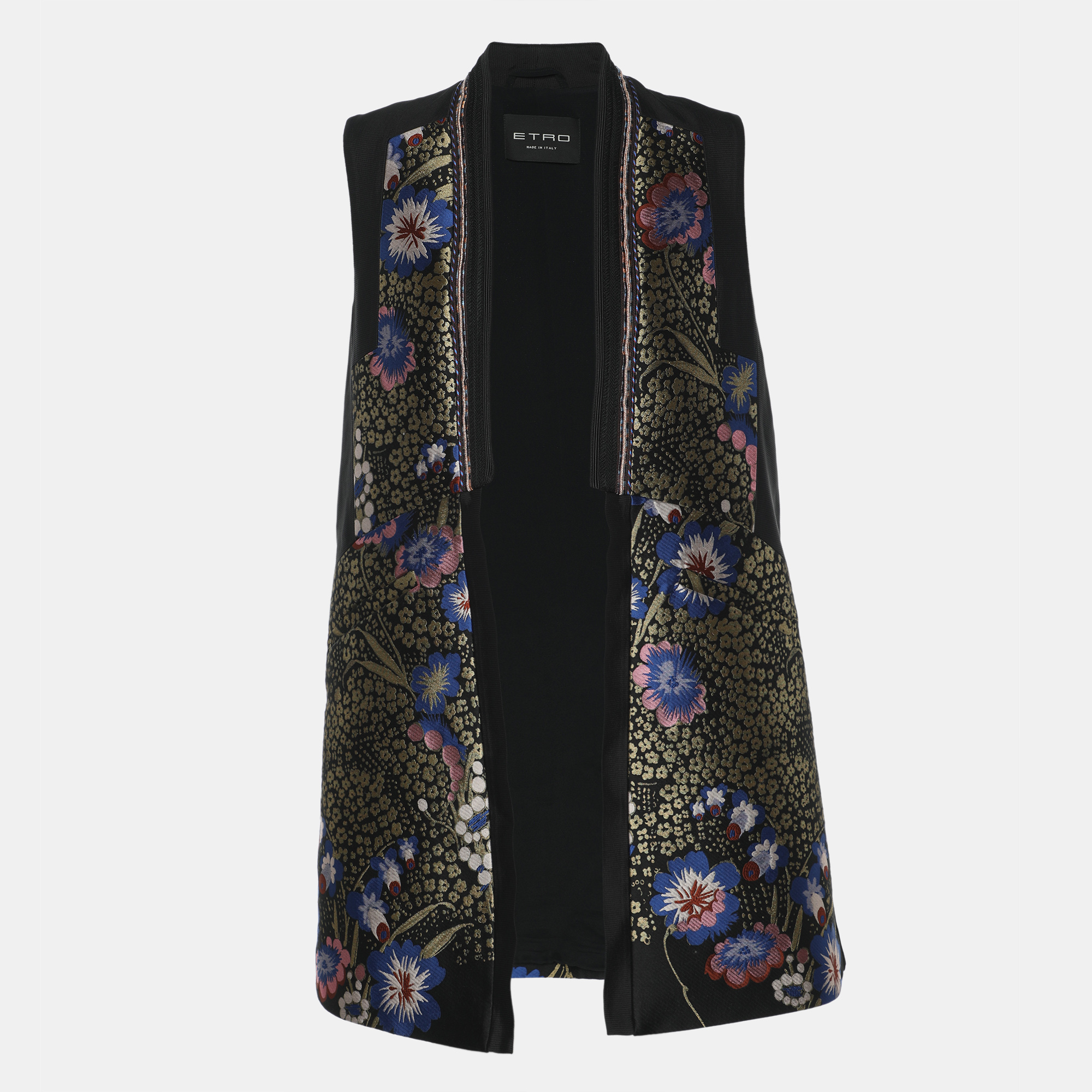 

Etro Multicolor Floral Brocade Fabric Jacket S