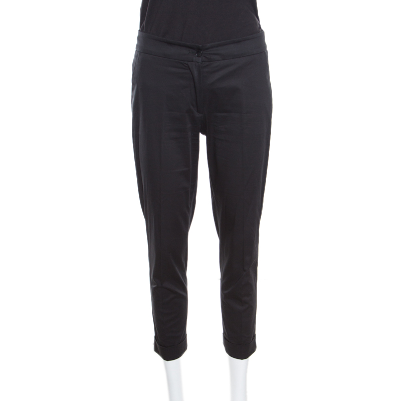 Pre Owned بنطلون إيترو أسود مفصل S