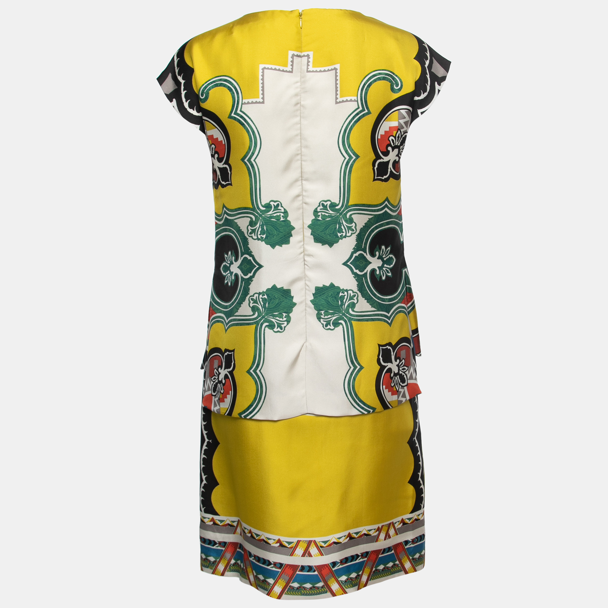 

Etro Multicolor Printed Silk Sleeveless Dress