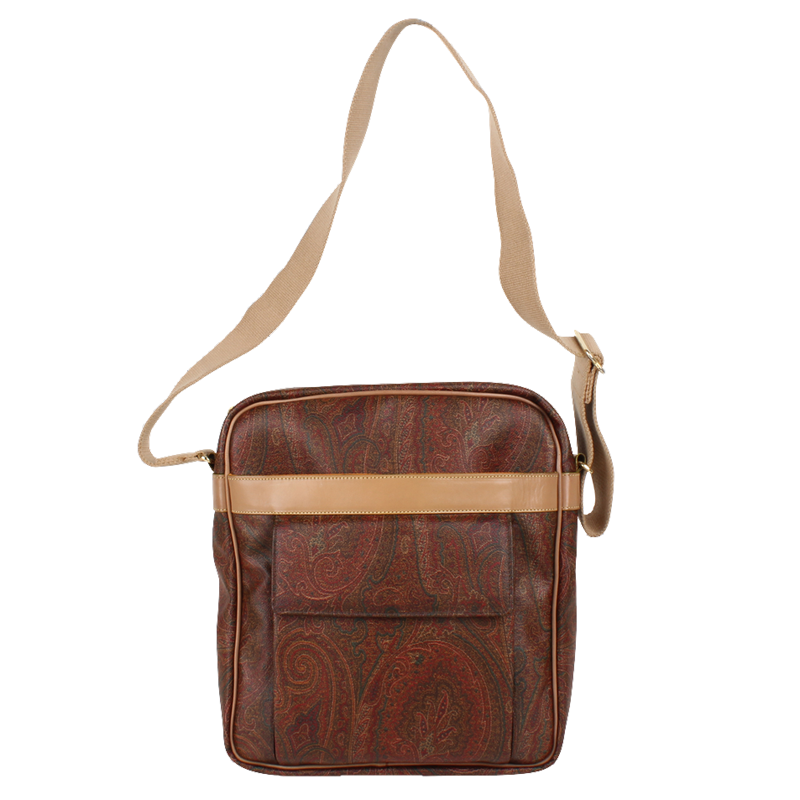Pre-owned Etro Brown Leather Shoulder Bag