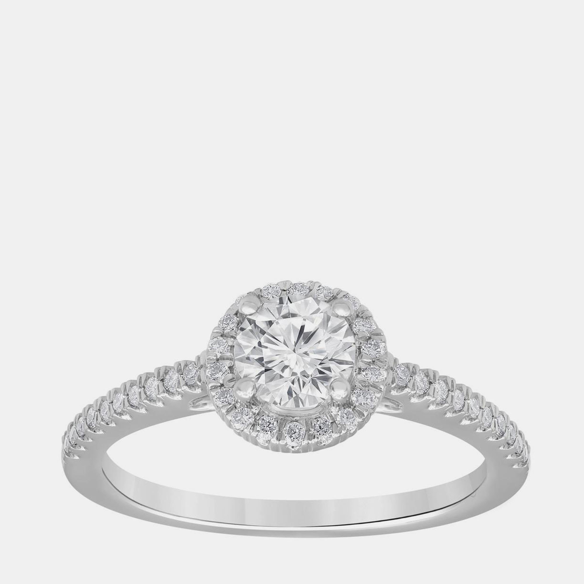 

1.01ct 14k White Gold Lab Grown Diamond Engagement Ring US 7