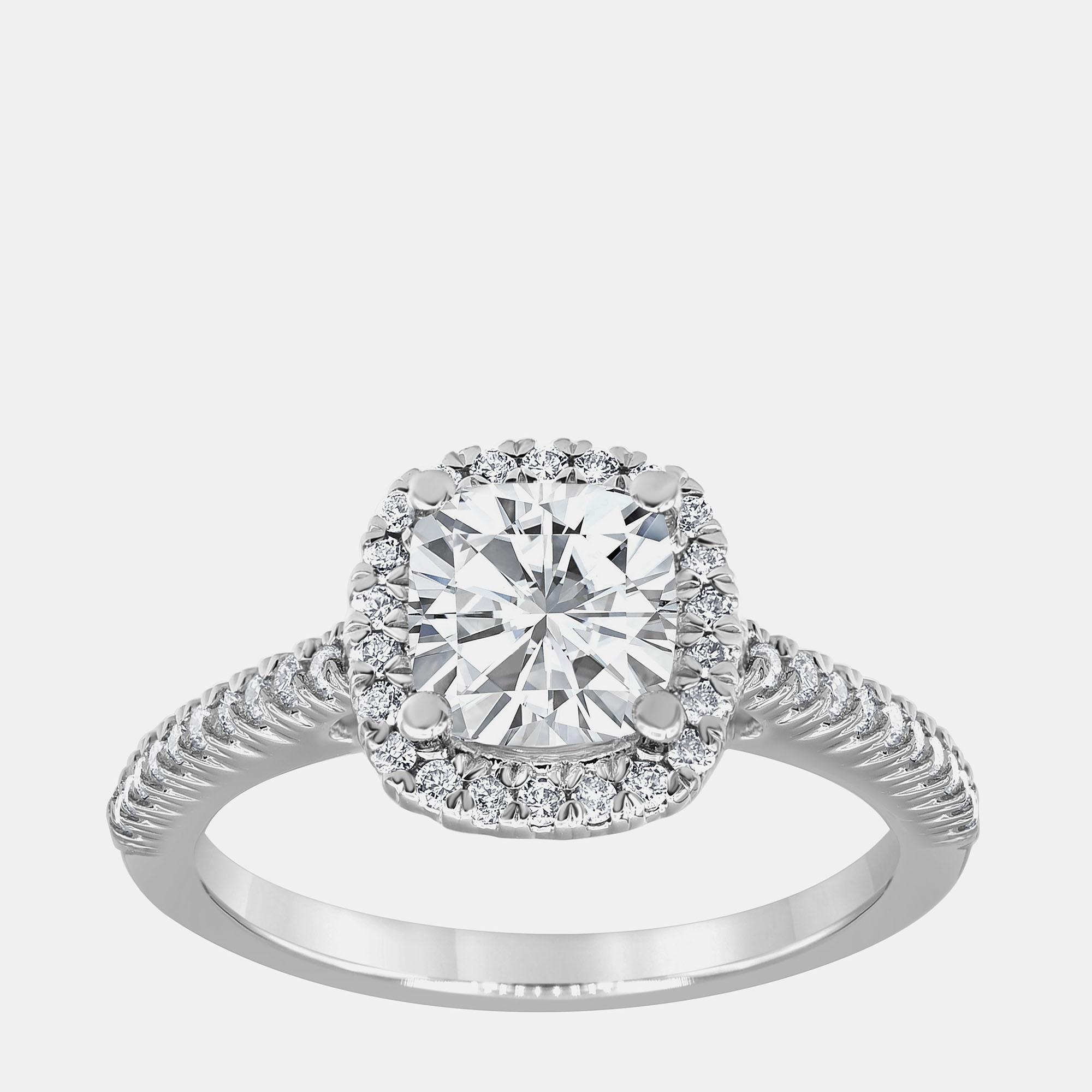 

1.05ct 14k White Gold Lab Grown Diamond Engagement Ring
