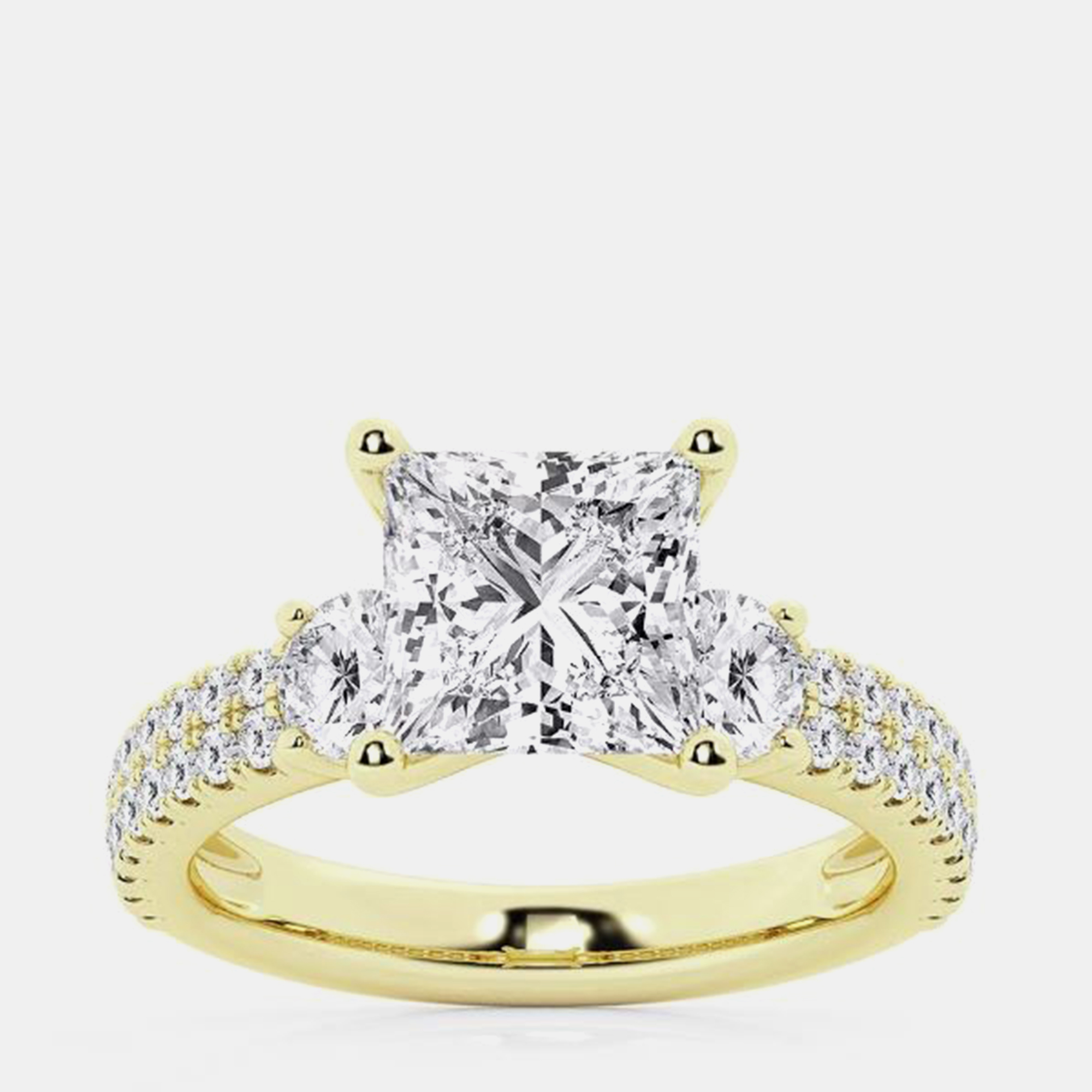 

1.23ct 14k Yellow Gold Lab Grown Diamond Engagement Ring