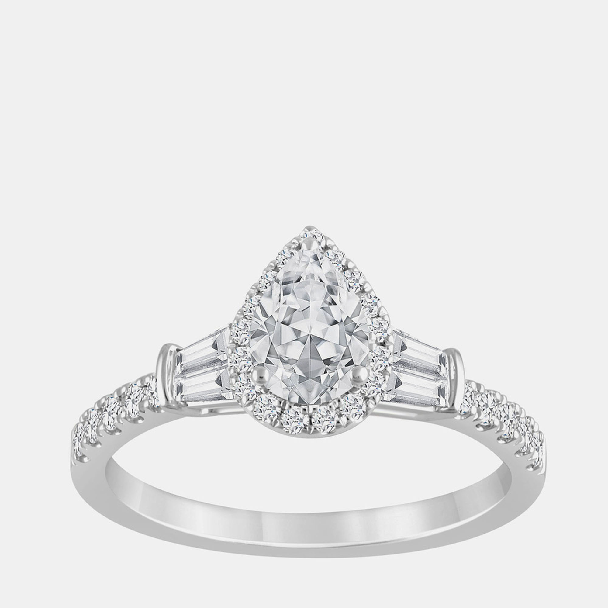 

1.25ct 14k White Gold Lab Grown Diamond Engagement Ring