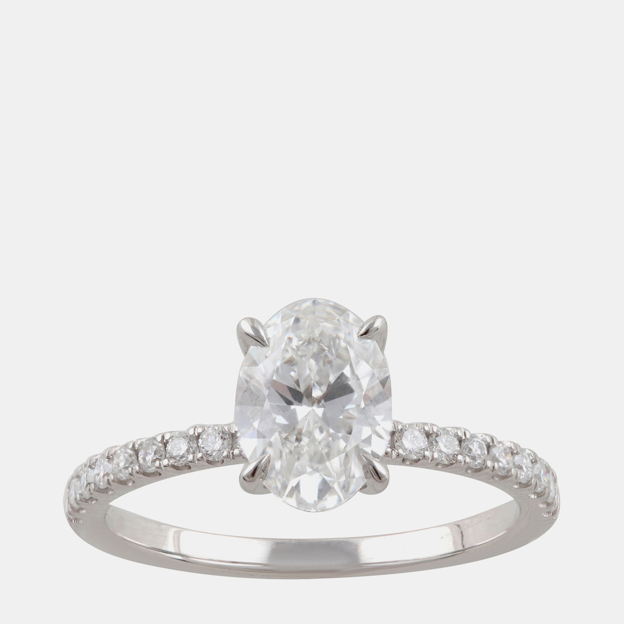 

1.7ct 14k White Gold Lab Grown Diamond Engagement Ring