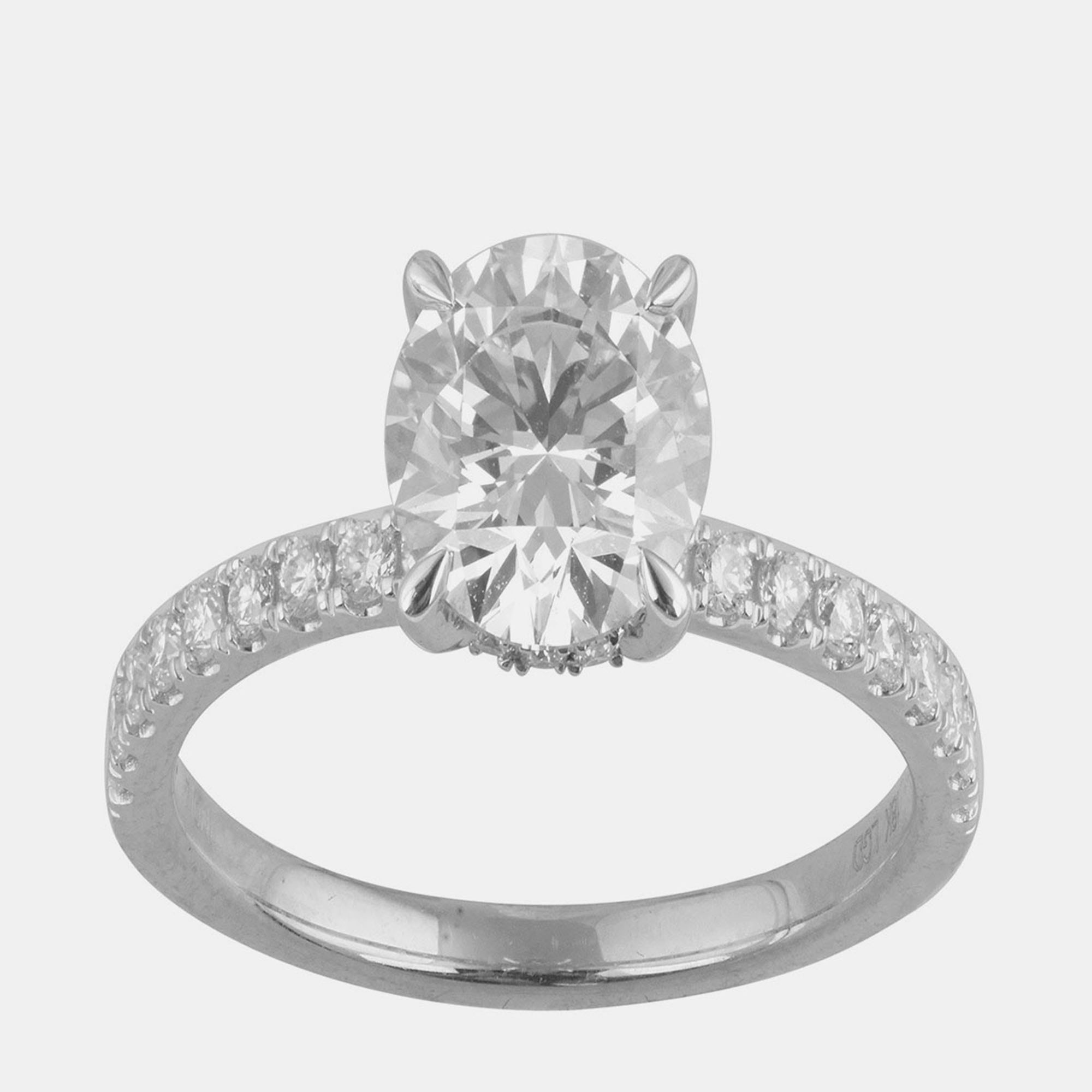 

1.7ct 14k White Gold Lab Grown Diamond Engagement Ring