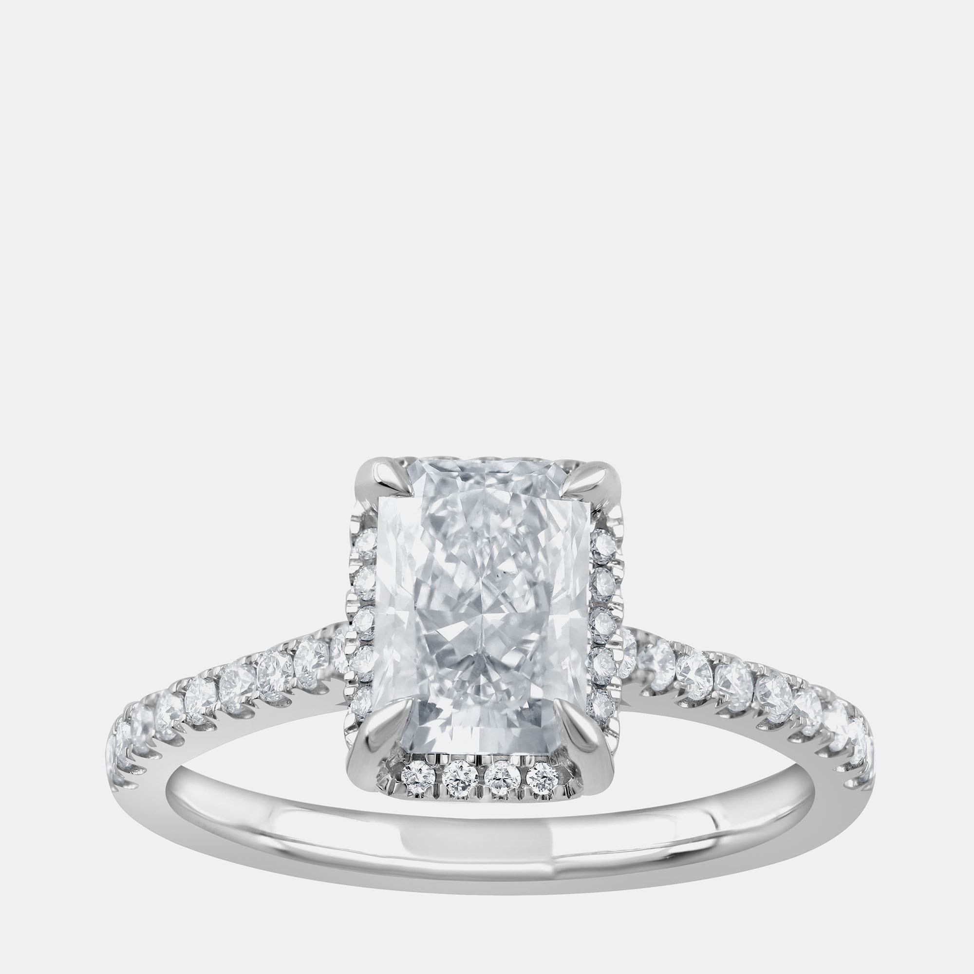 

1.7ct 14k White Gold Lab Grown Diamond Engagement Ring