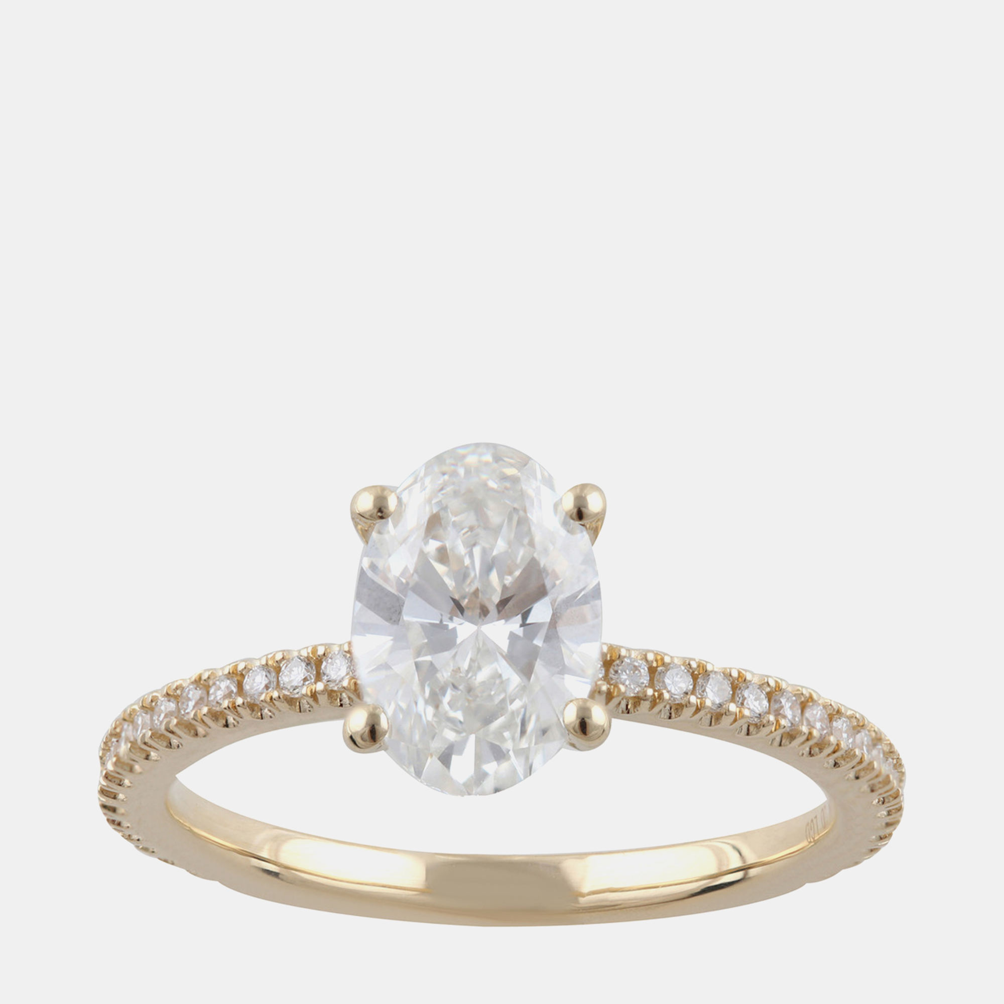 

1.7ct 14k Yellow Gold Lab Grown Diamond Engagement Ring