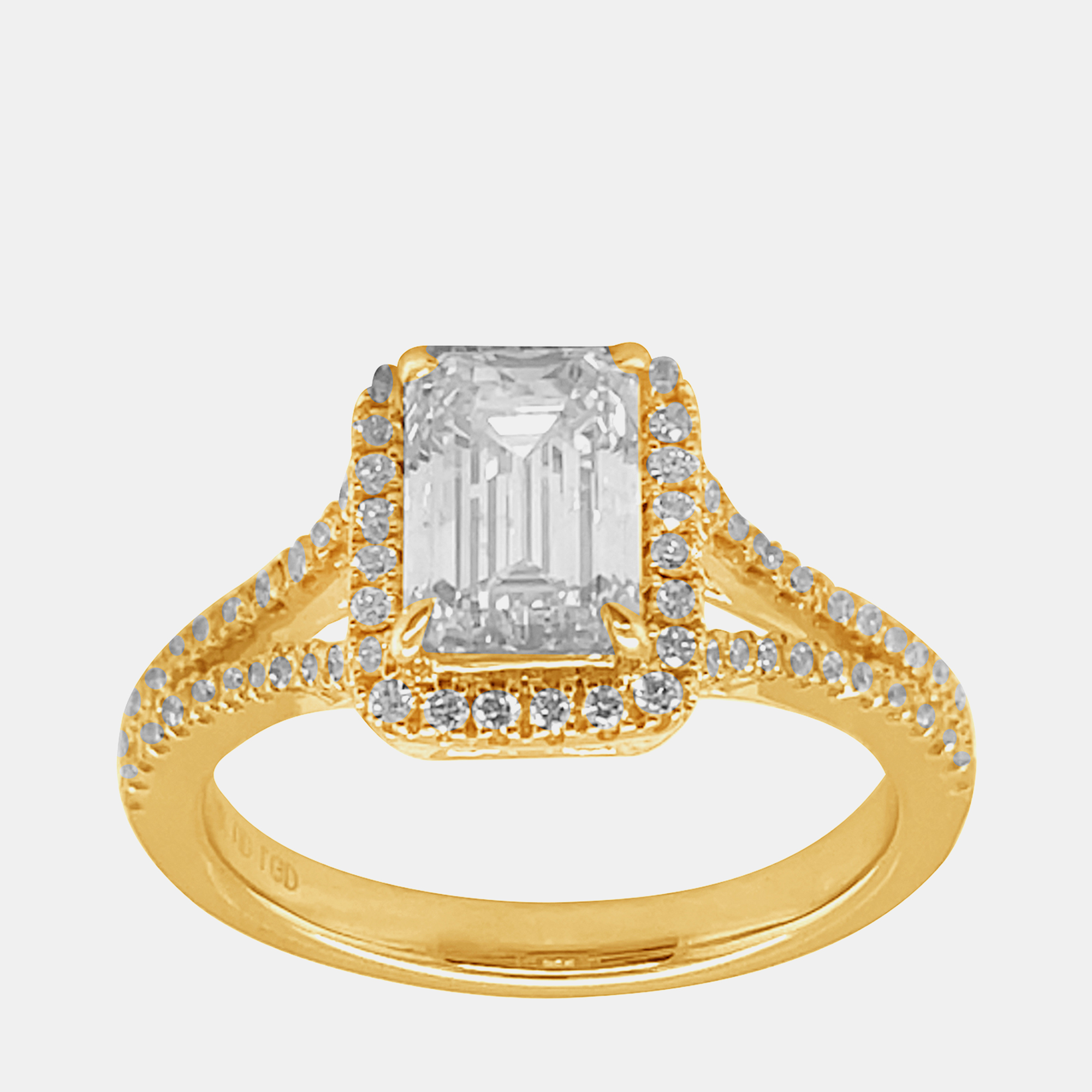 

1.88ct 14k Yellow Gold Lab Grown Diamond Engagement Ring