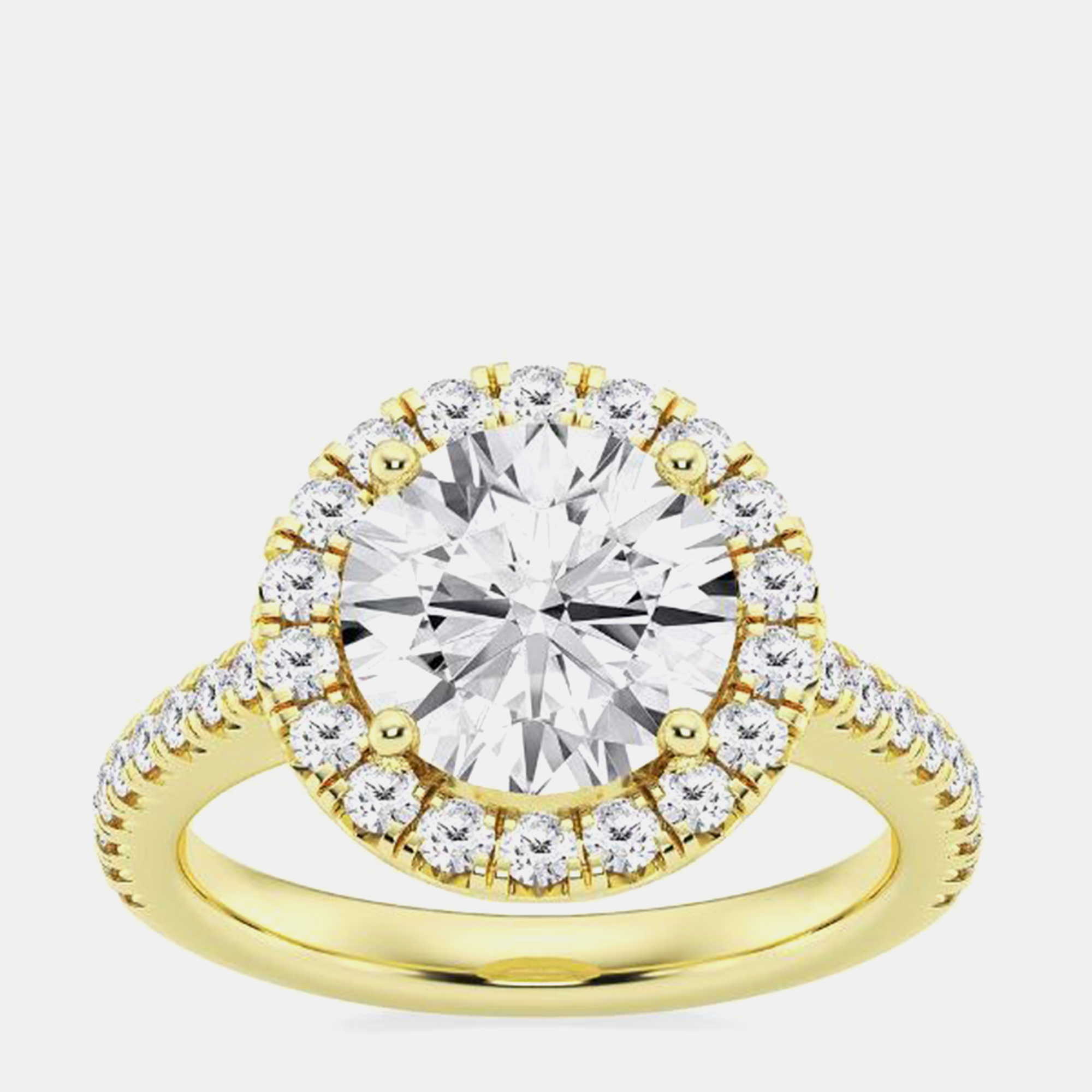 

1.95ct 14k Yellow Gold Lab Grown Diamond Engagement Ring