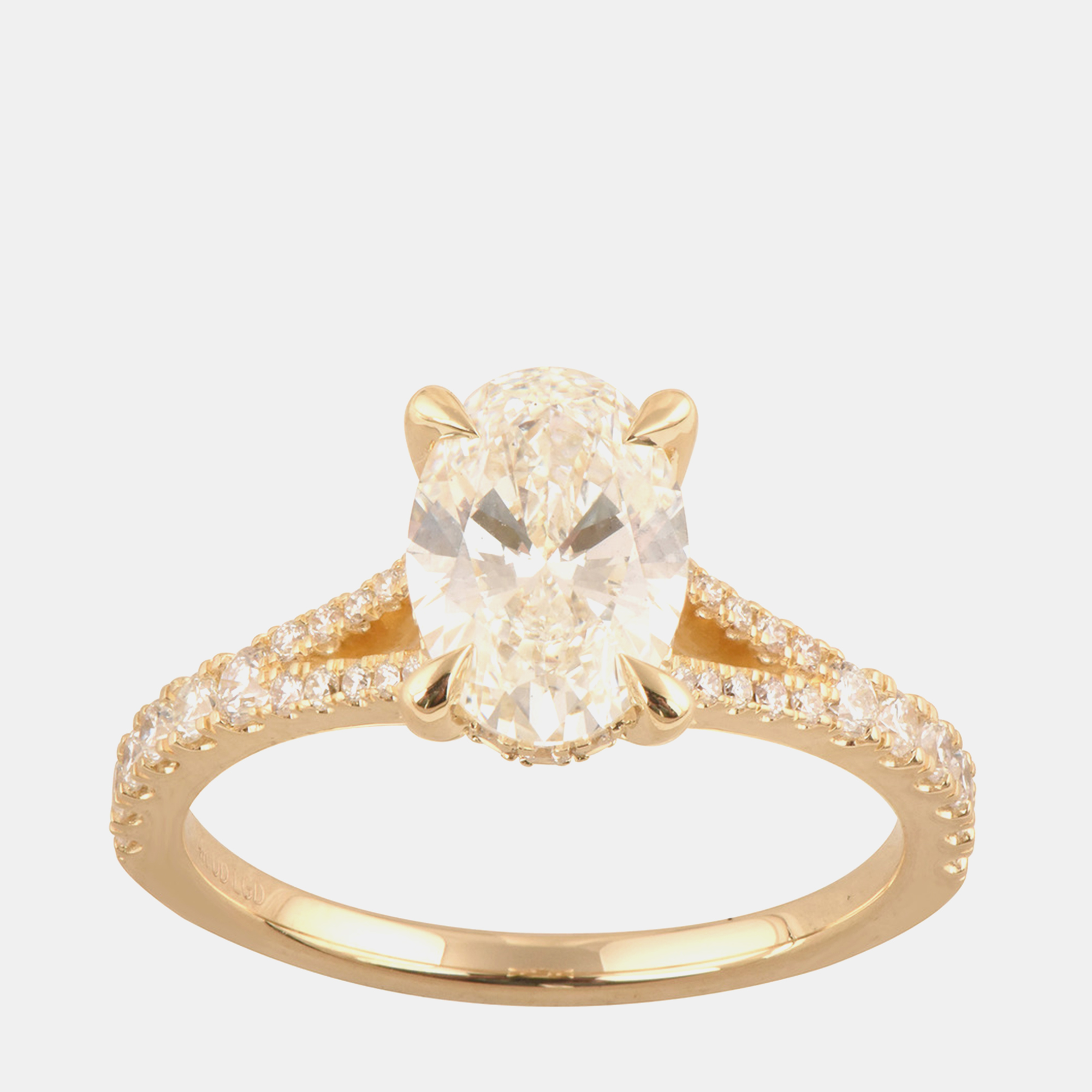 

1.95ct 14k Yellow Gold Lab Grown Diamond Engagement Ring