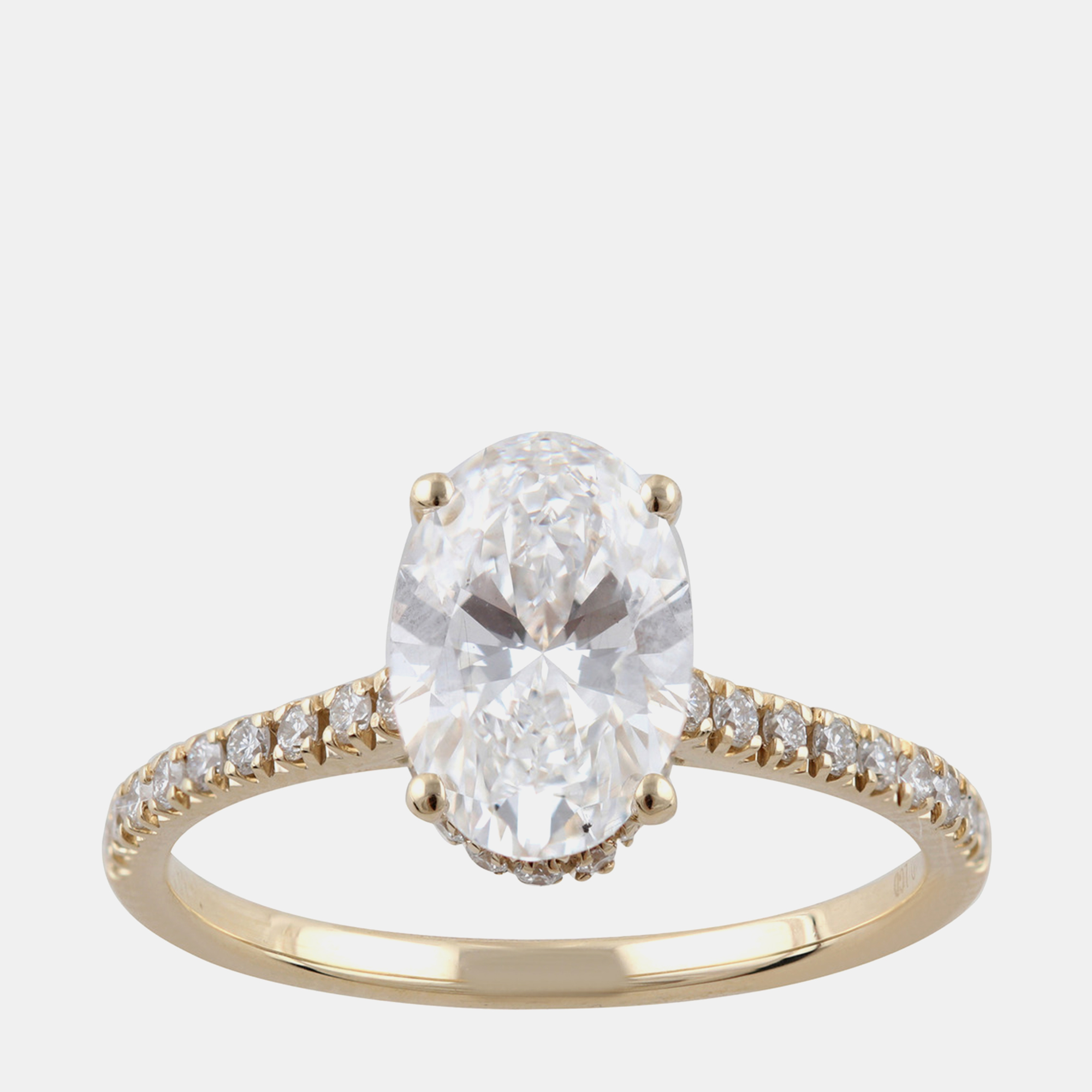 

1.95ct 14k Yellow Gold Lab Grown Diamond Engagement Ring