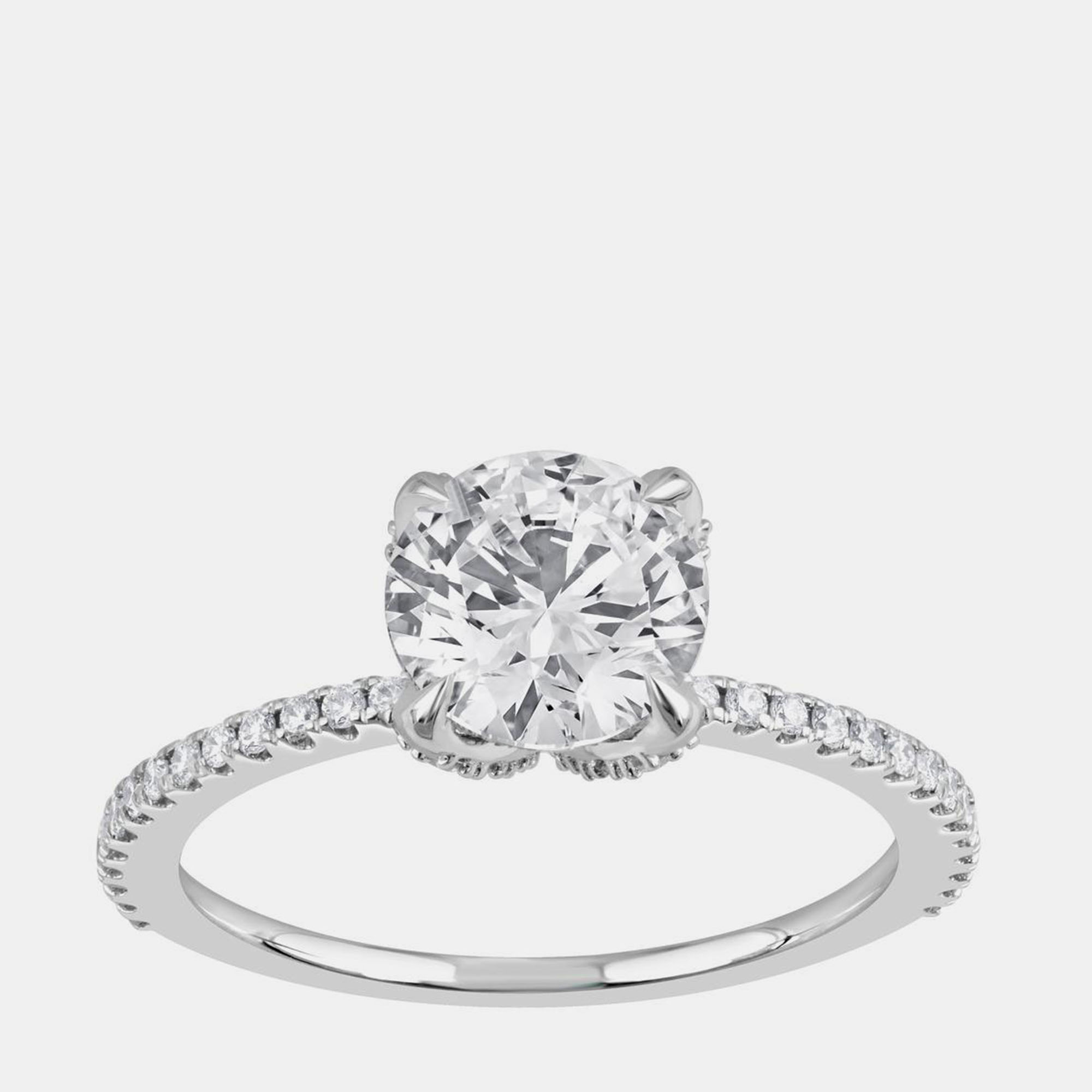 

2ct 14k White Gold Lab Grown Diamond Engagement Ring