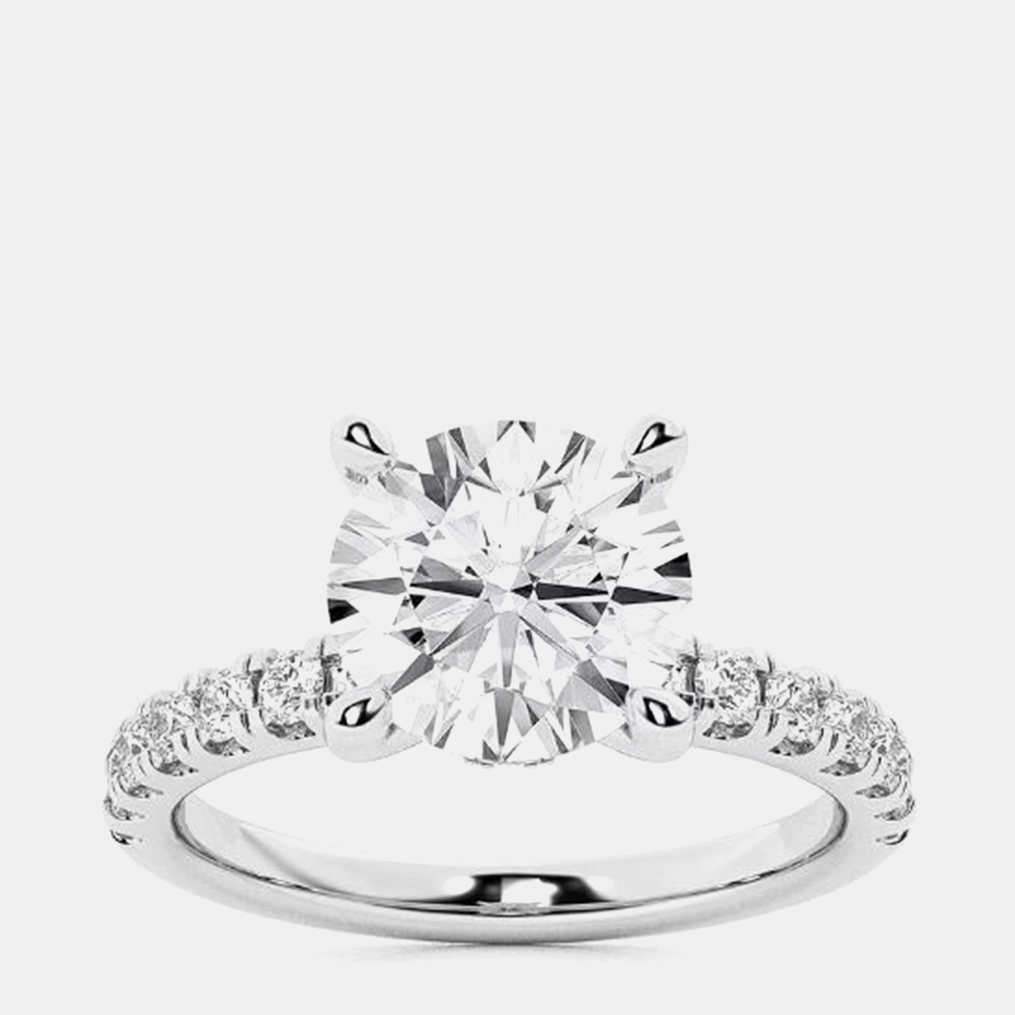 

2.23ct 14k White Gold Lab Grown Diamond Engagement Ring