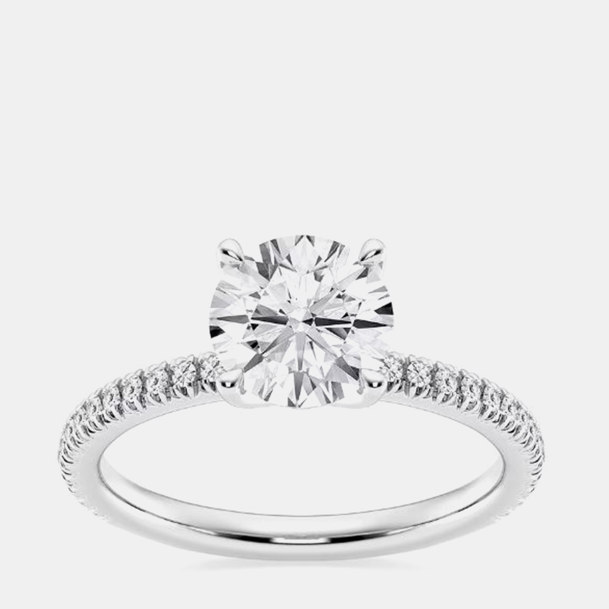 

2.23ct 14k White Gold Lab Grown Diamond Engagement Ring