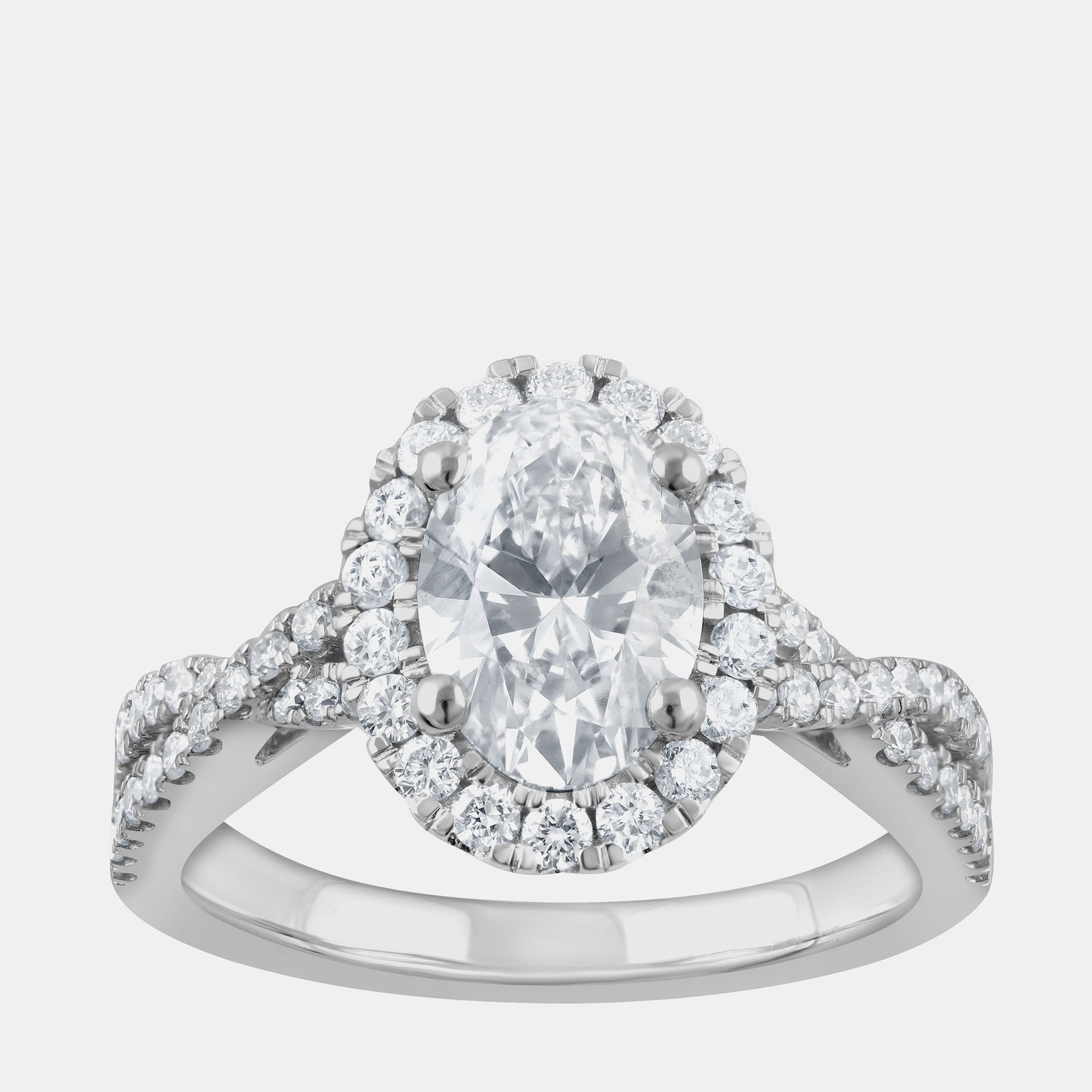

2.23ct 14k White Gold Lab Grown Diamond Engagement Ring