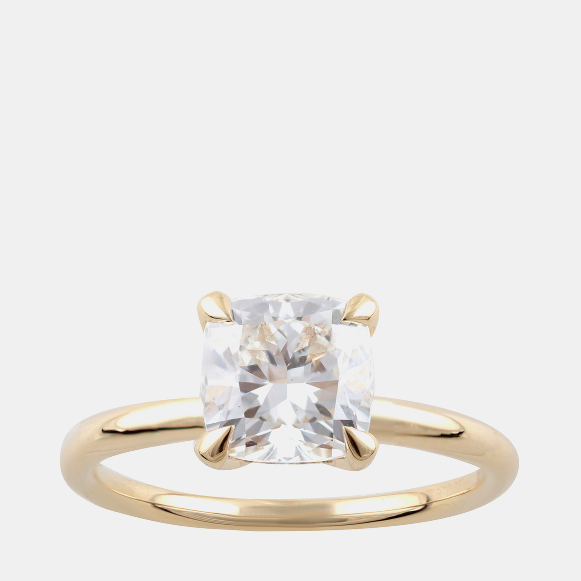 

1.95ct 14k Yellow Gold Lab Grown Diamond Hidden Halo Solitaire Ring