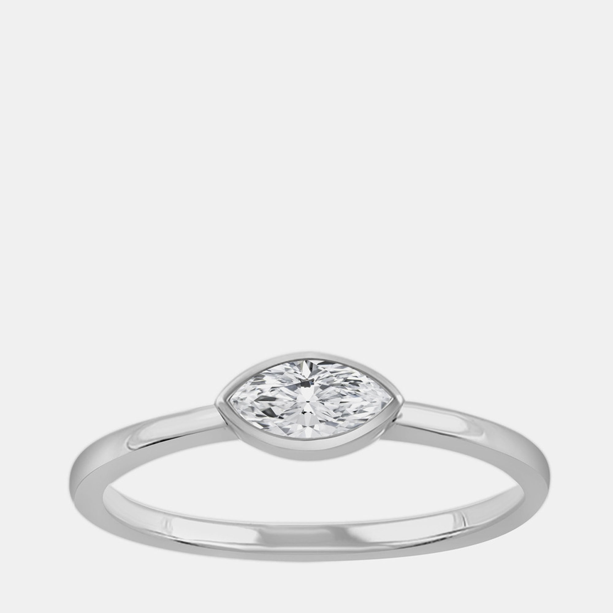 

0.25ct 14k White Gold Lab Grown Diamond Solitaire Ring