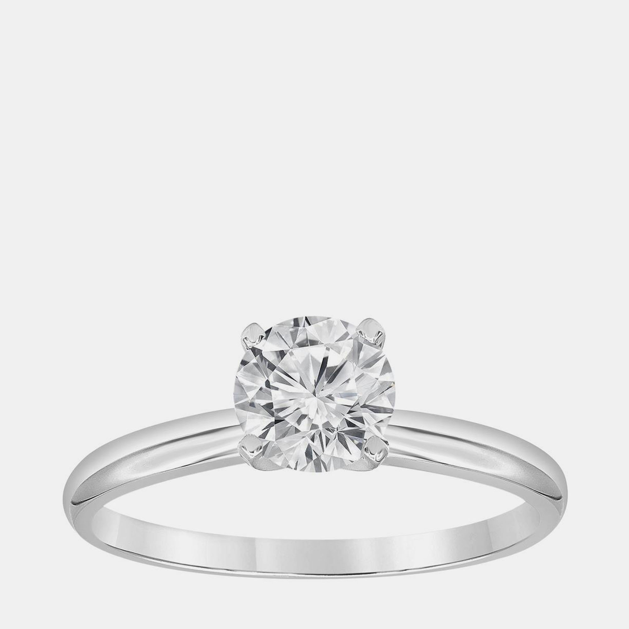 

1ct 14k White Gold Lab Grown Diamond Solitaire Ring