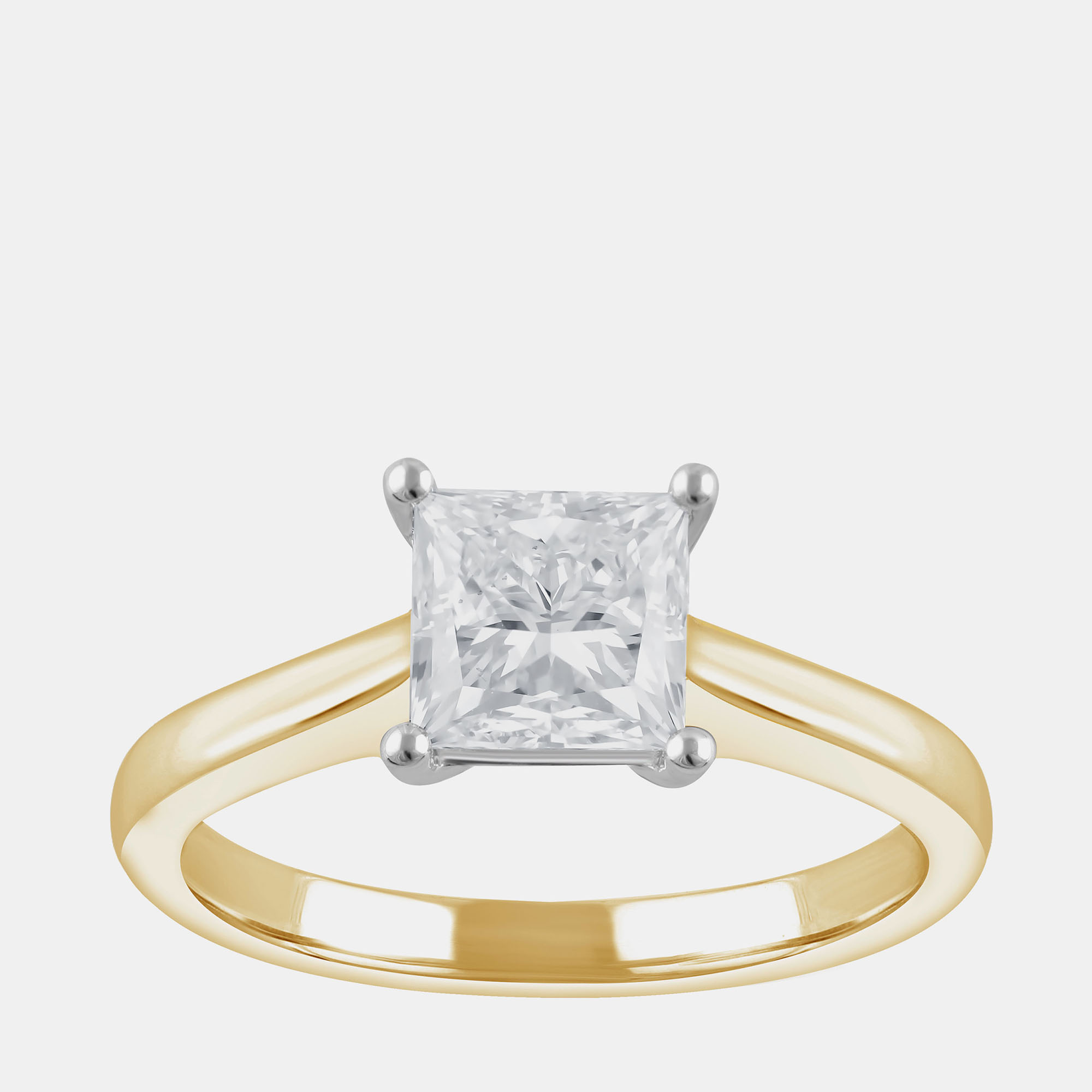 

1.5ct 14k Yellow Gold Lab Grown Diamond Solitaire Ring