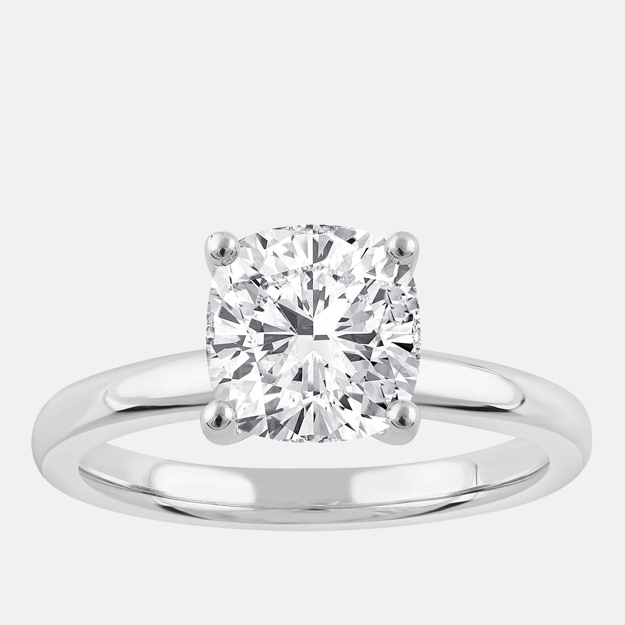 

2ct 14k White Gold Lab Grown Diamond Solitaire Ring