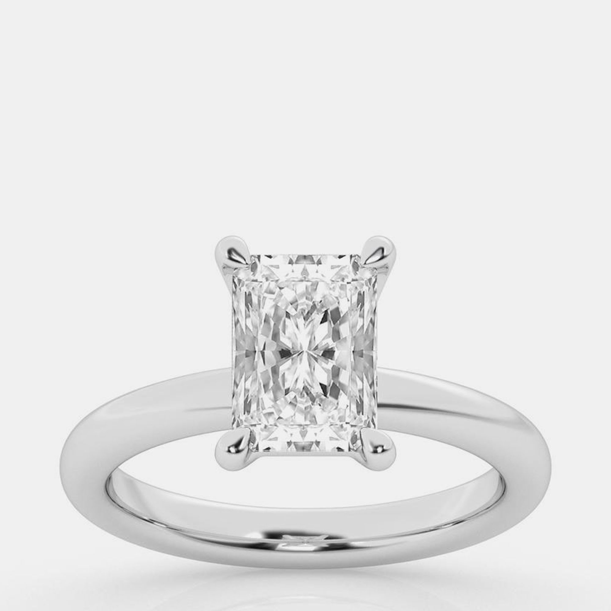 

3ct 14k White Gold Lab Grown Diamond Solitaire Ring