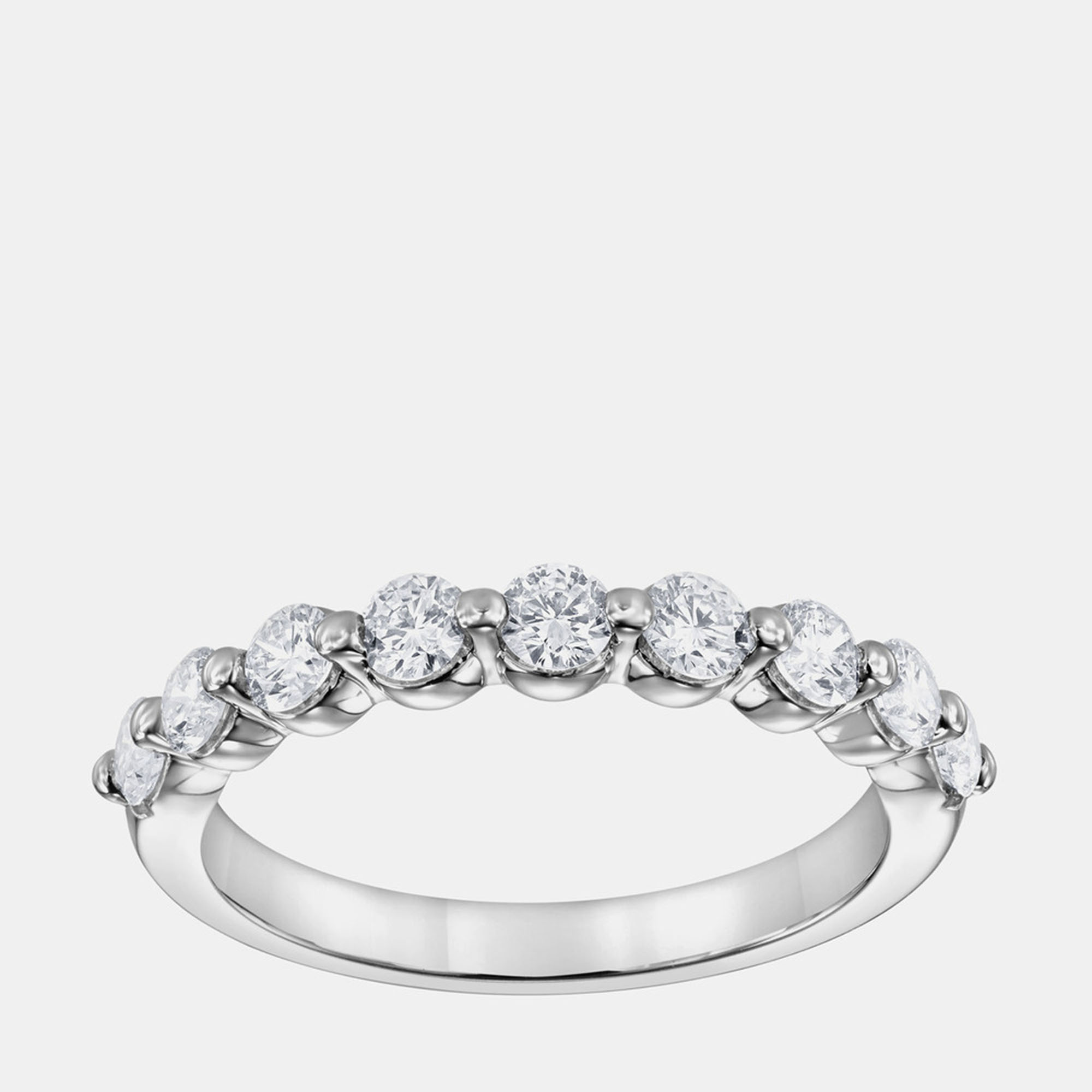 Pre-owned Evolve 0.7ct 14k White Gold Lab Grown Diamond Band