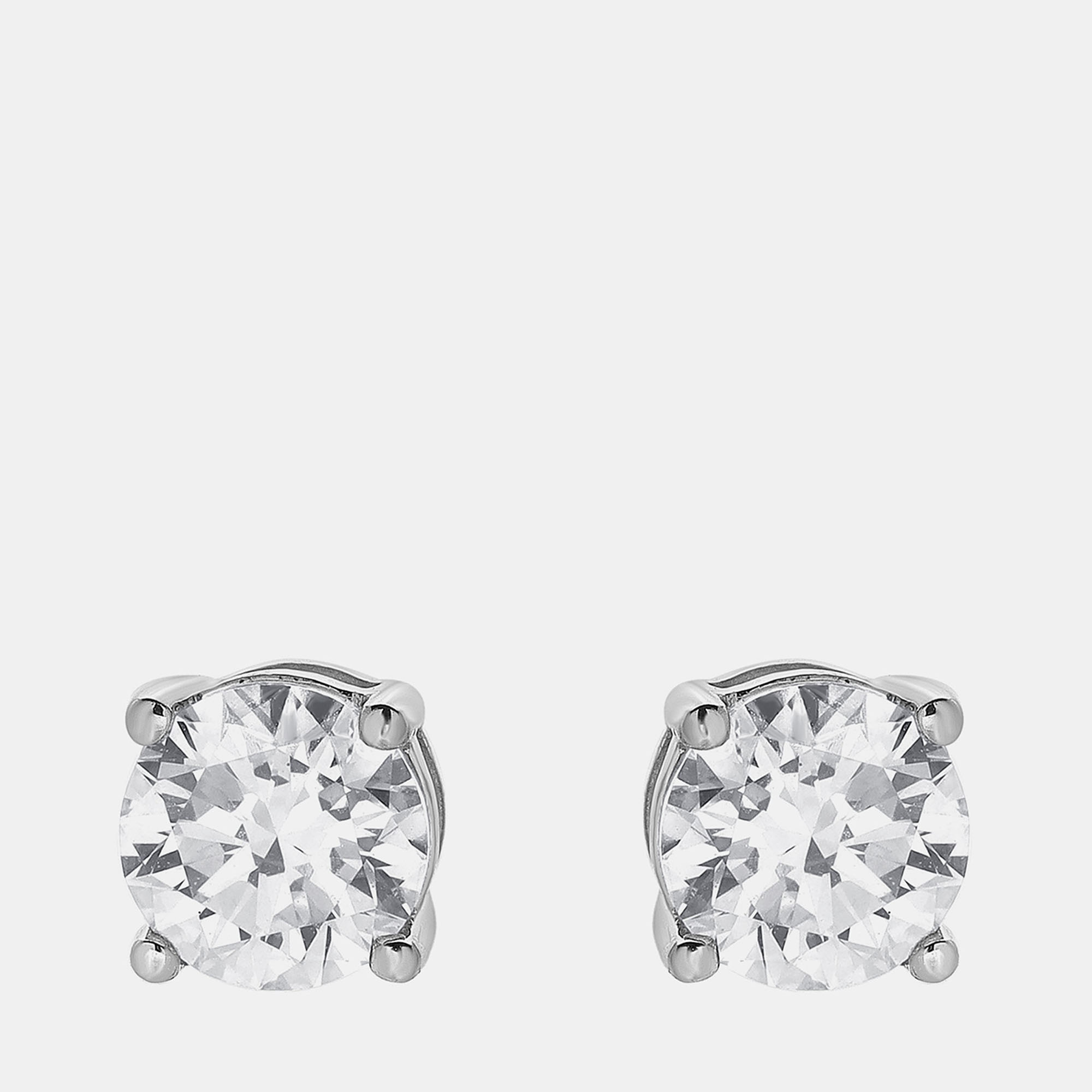 

1ct 14k White Gold Lab Grown Diamond Basic Stud Earring