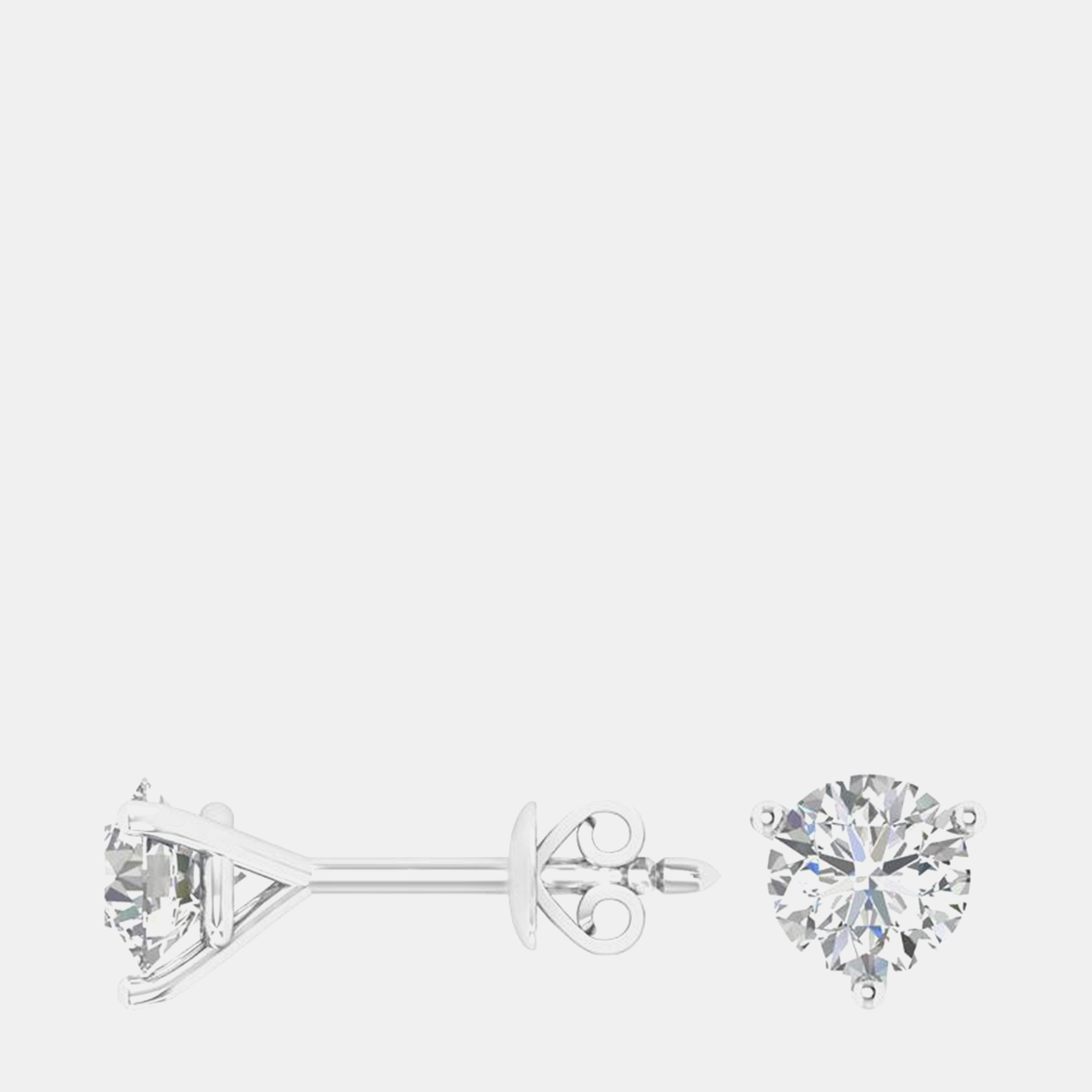 

1.5ct 14k White Gold Lab Grown Diamond Martini Stud Earring
