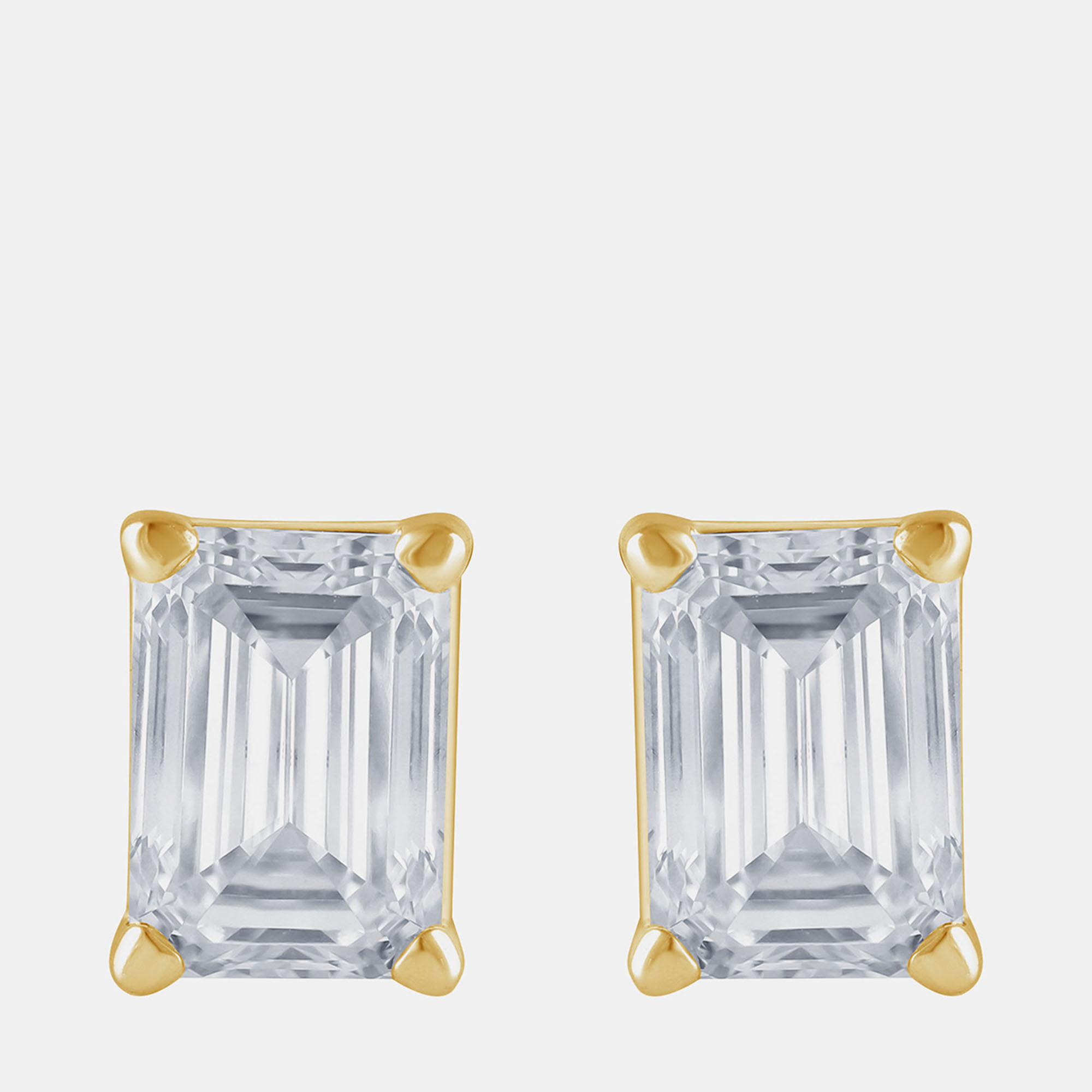 

2ct 14k White Gold Lab Grown Diamond Basic Stud Earring