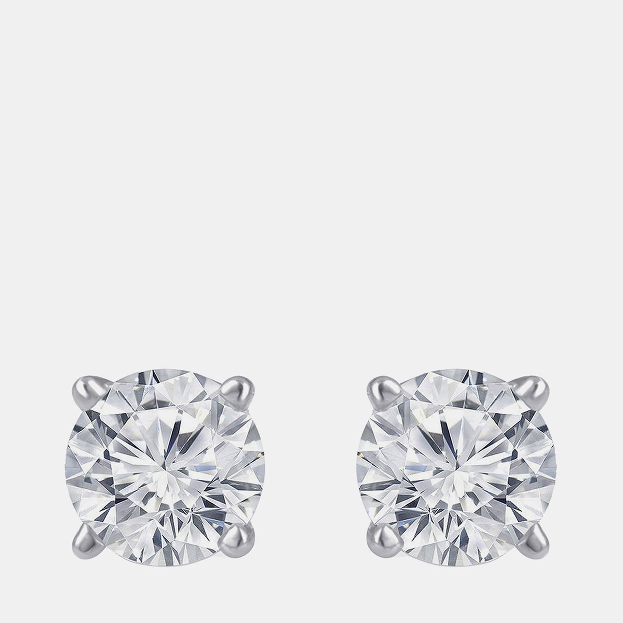

2ct 14k White Gold Lab Grown Diamond Basic Stud Earring