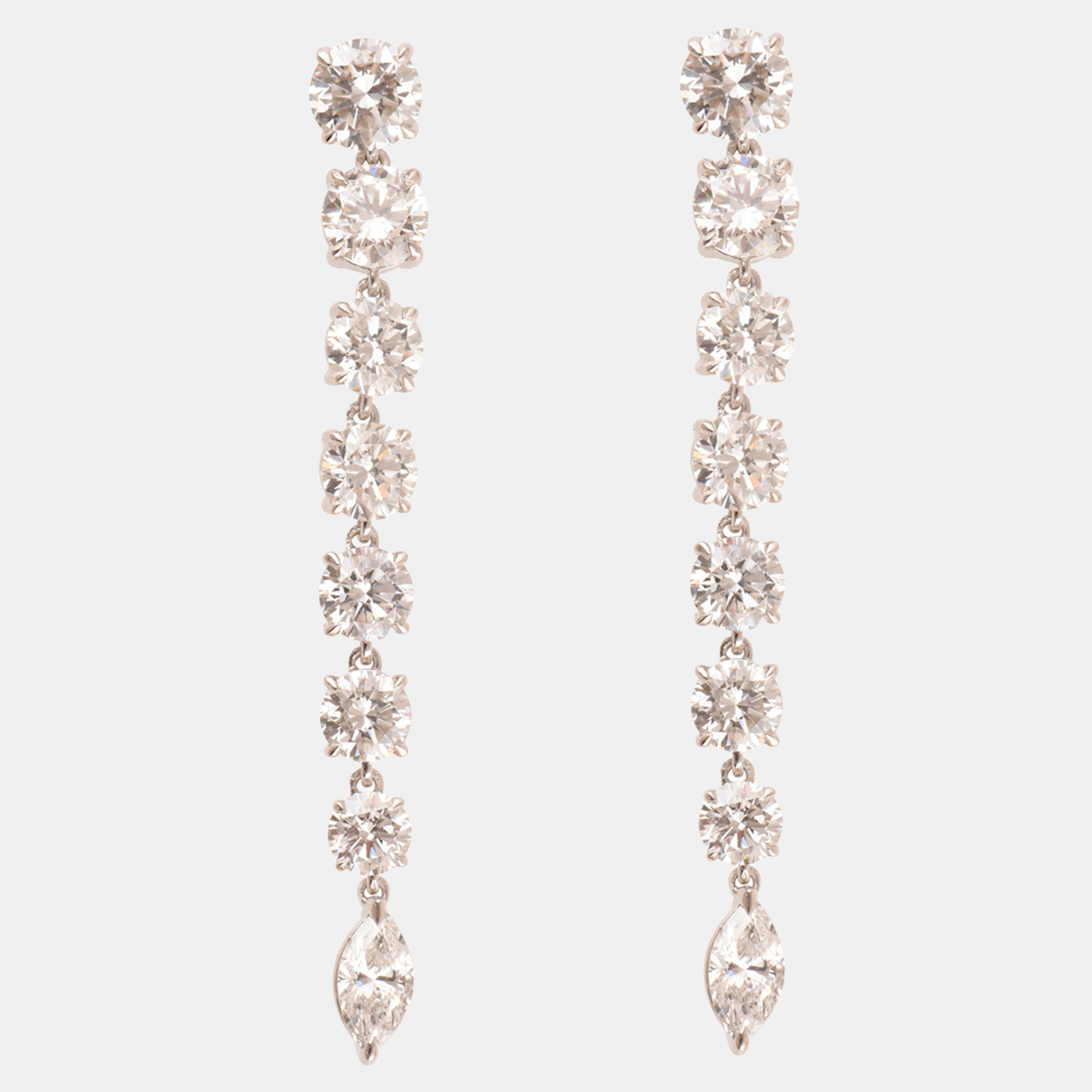 

5.7ct 14k White Gold Lab Grown Diamond Fashion Earring