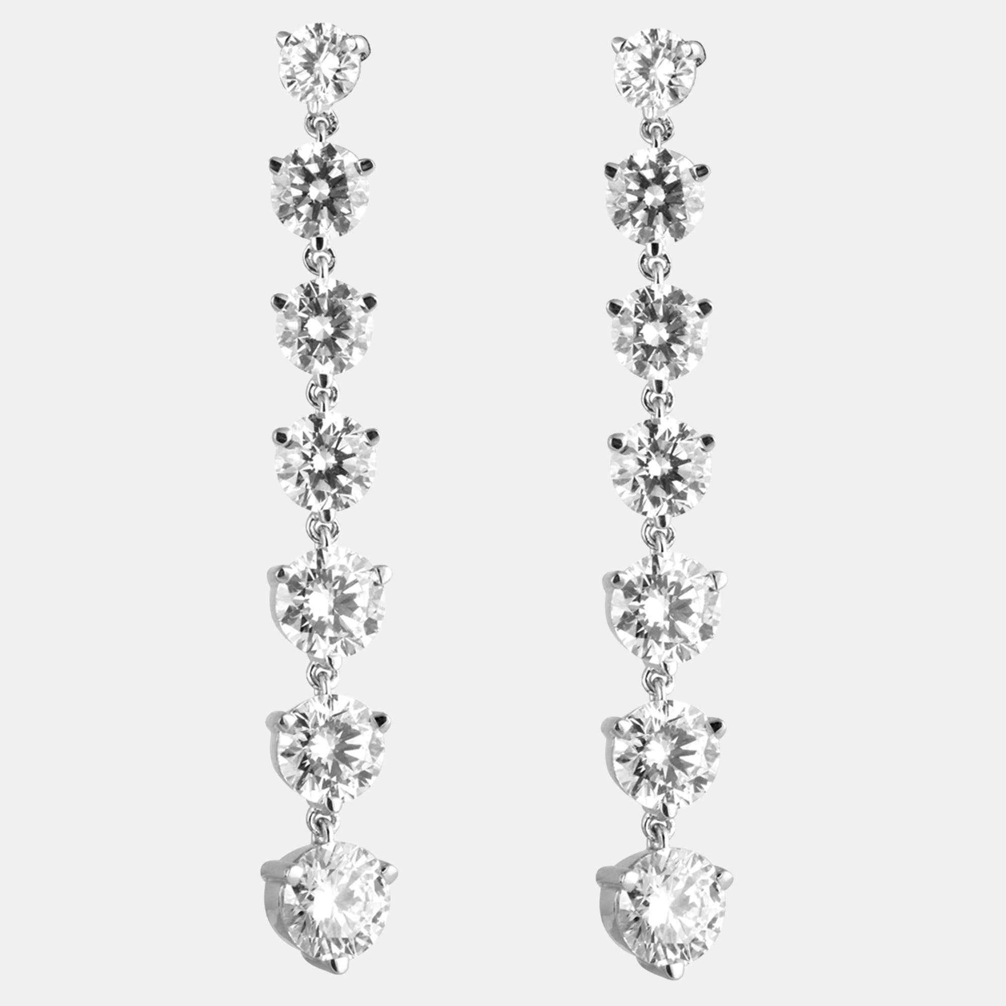 

5.95ct 14k White Gold Lab Grown Diamond Fashion Earring