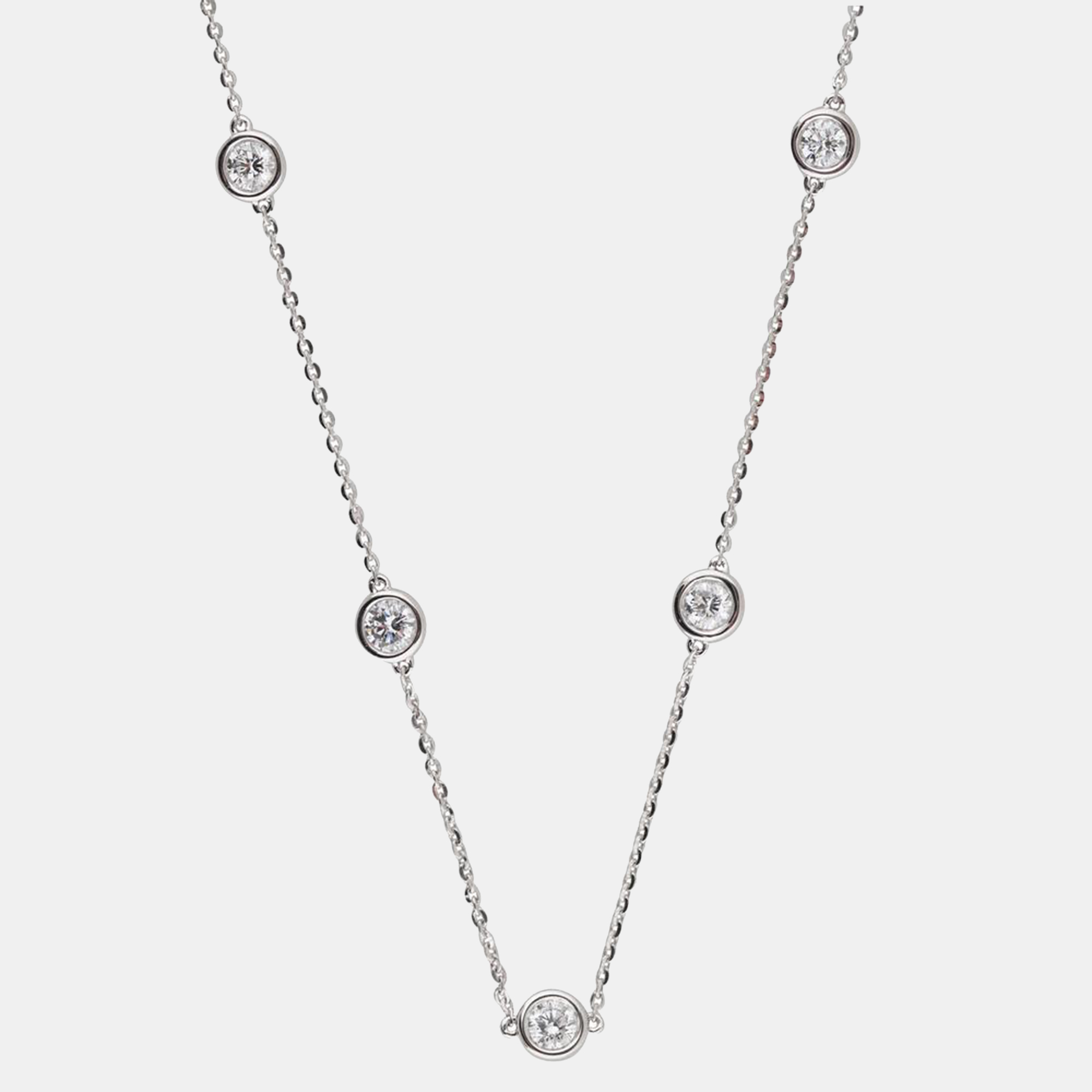 

1.5ct 14k White Gold Lab Grown Diamond Diamond by The Yard Necklace