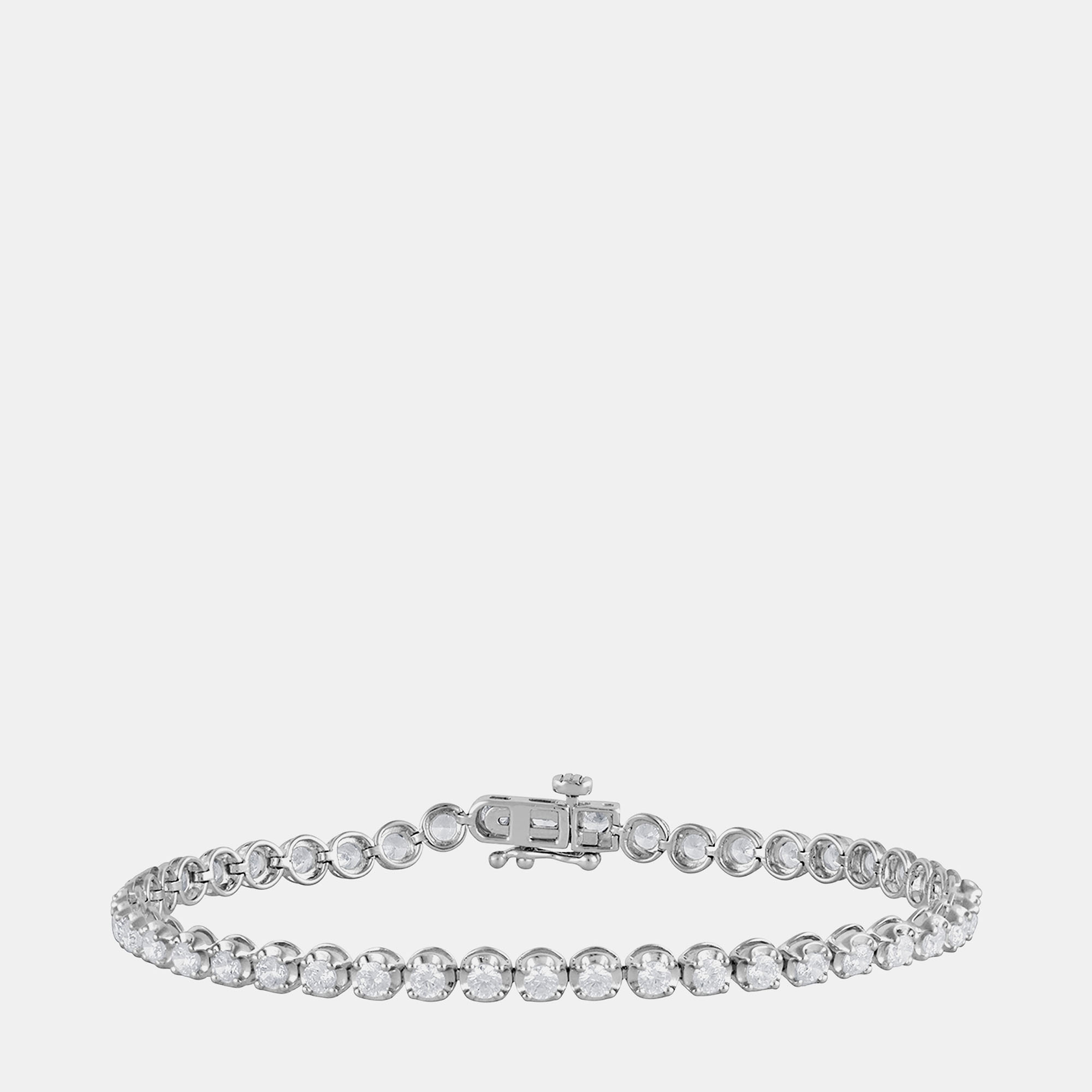 

3ct 14k White Gold Lab Grown Diamond Tennis Bracelet
