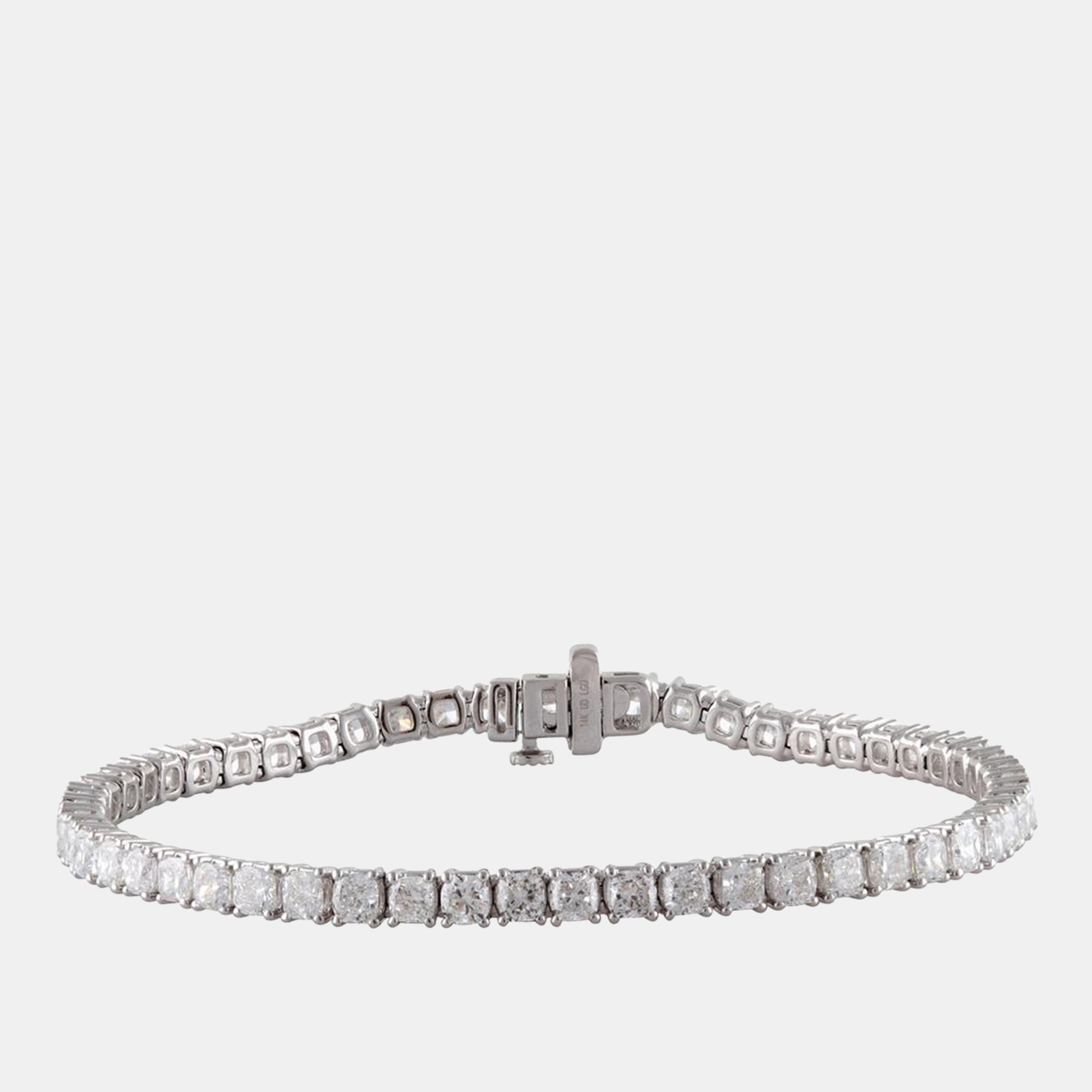 

7.65ct 14k White Gold Lab Grown Diamond Tennis Bracelet