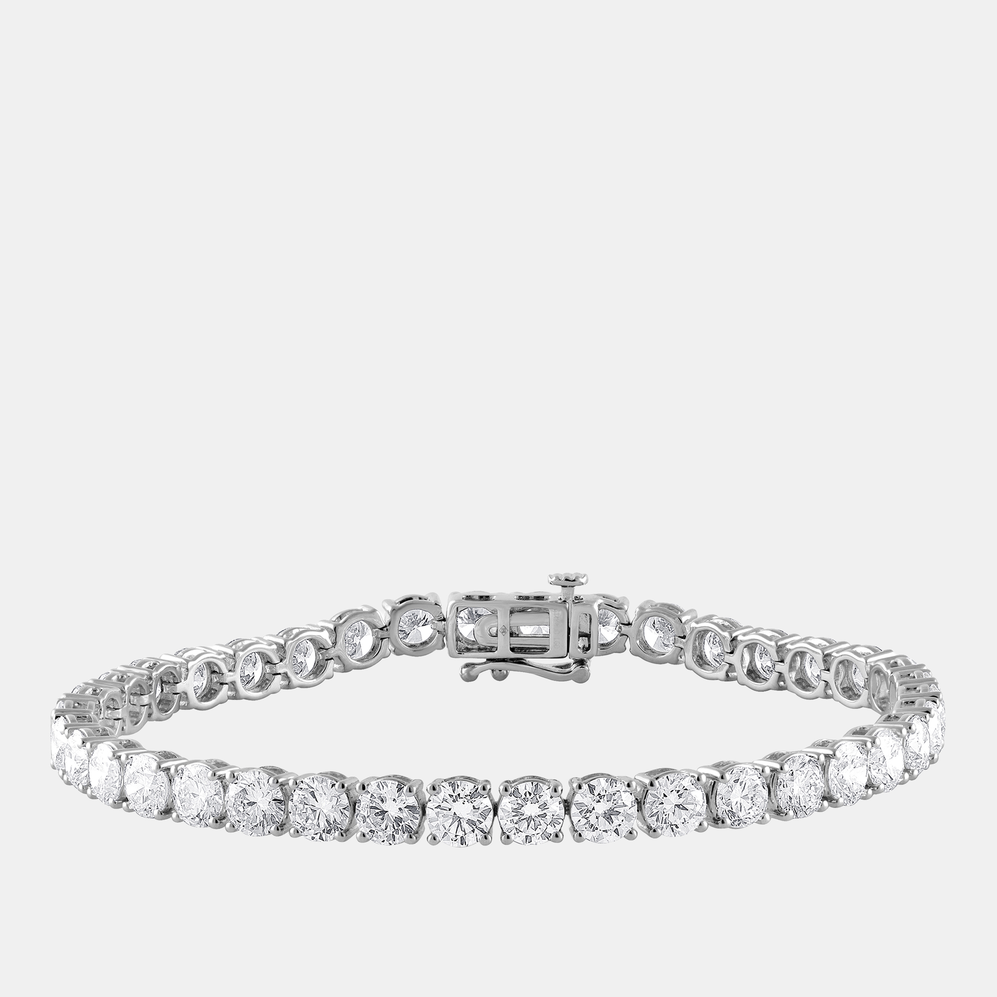 

12ct 14k White Gold Lab Grown Diamond Tennis Bracelet