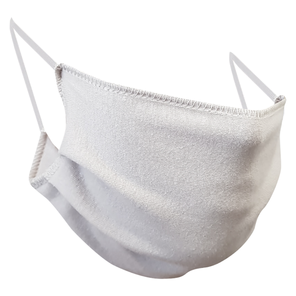 Non-Medical Handmade White Cotton Face Mask - Pack of 5