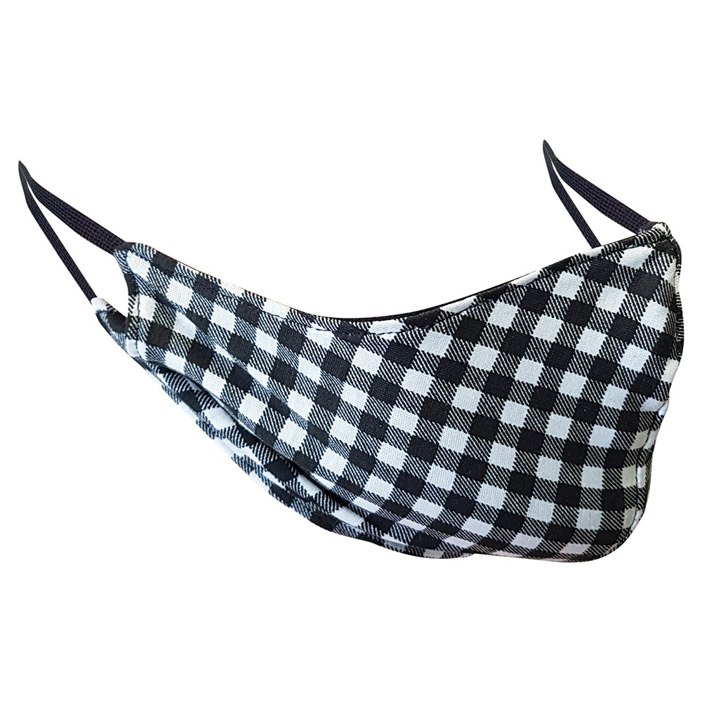 Non-Medical Handmade Checks Cotton Face Mask - Pack Of 10 (Available for UAE Customers Only)