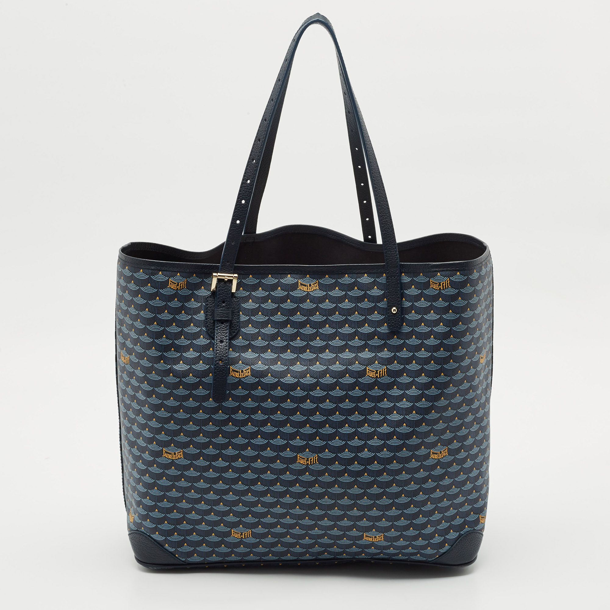 

Faure Le Page Navy Blue Coated Canvas Daily Battle Tote